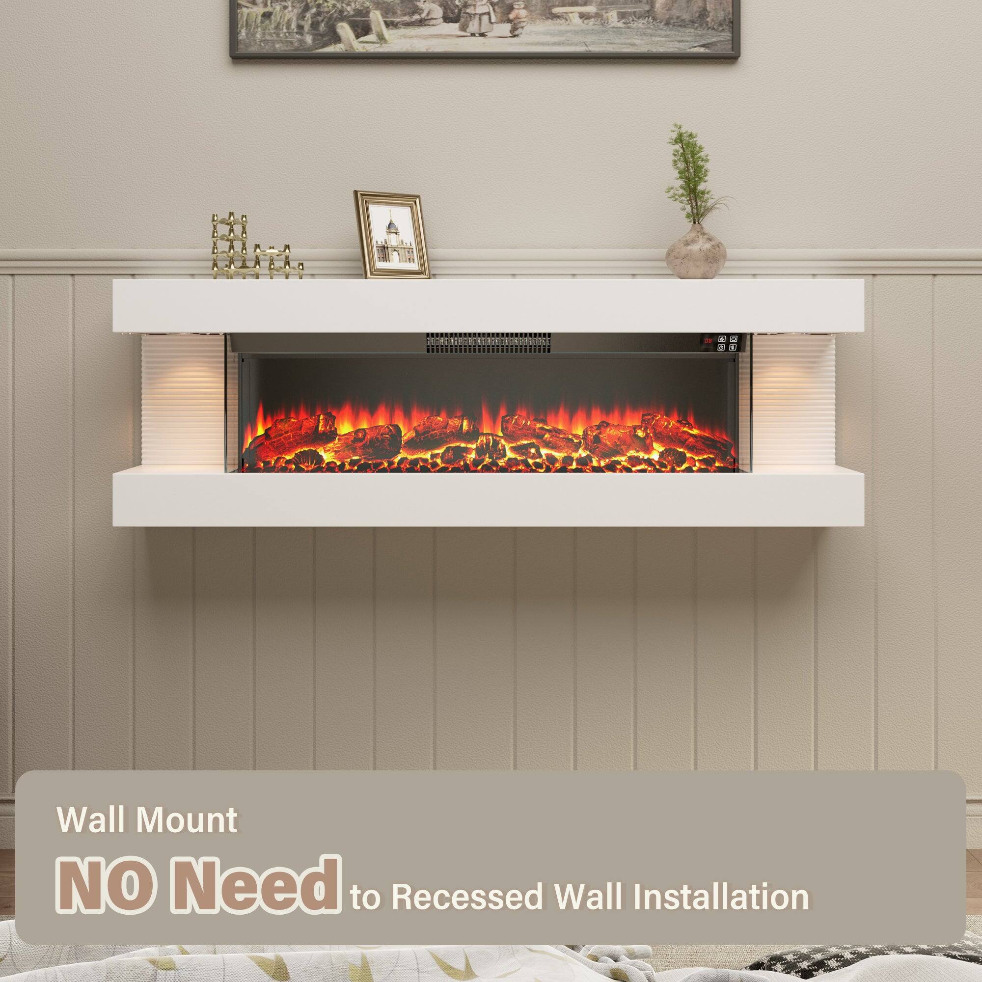 Wall Mount
NO Need to Recessed Wall Installation