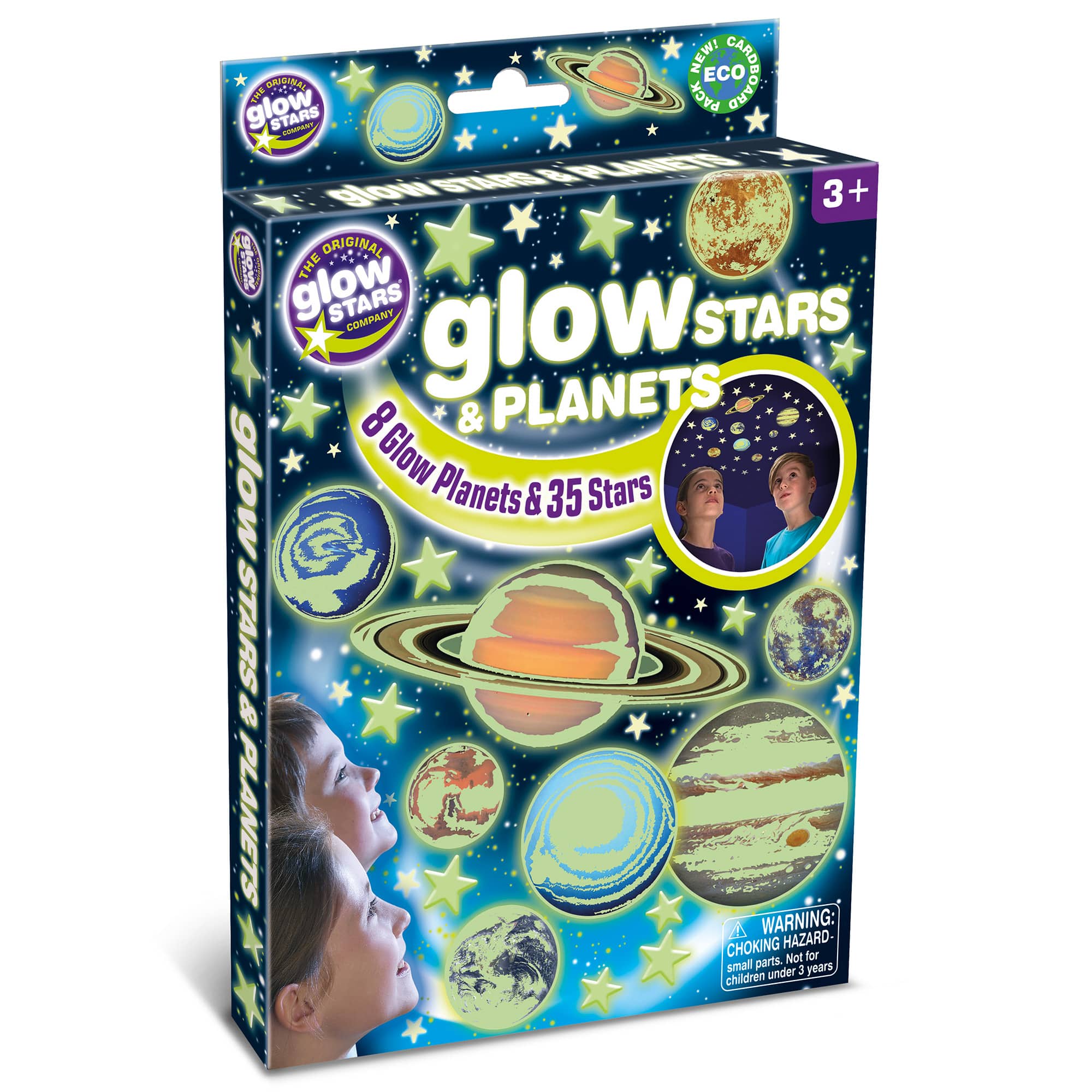 Brainstorm Limited - The Original Glowstars: Glowstars & Planets- Glow-In-The Dark