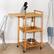 Alt View 16. Honey-Can-Do - Bamboo Kitchen Cart - Natural.
