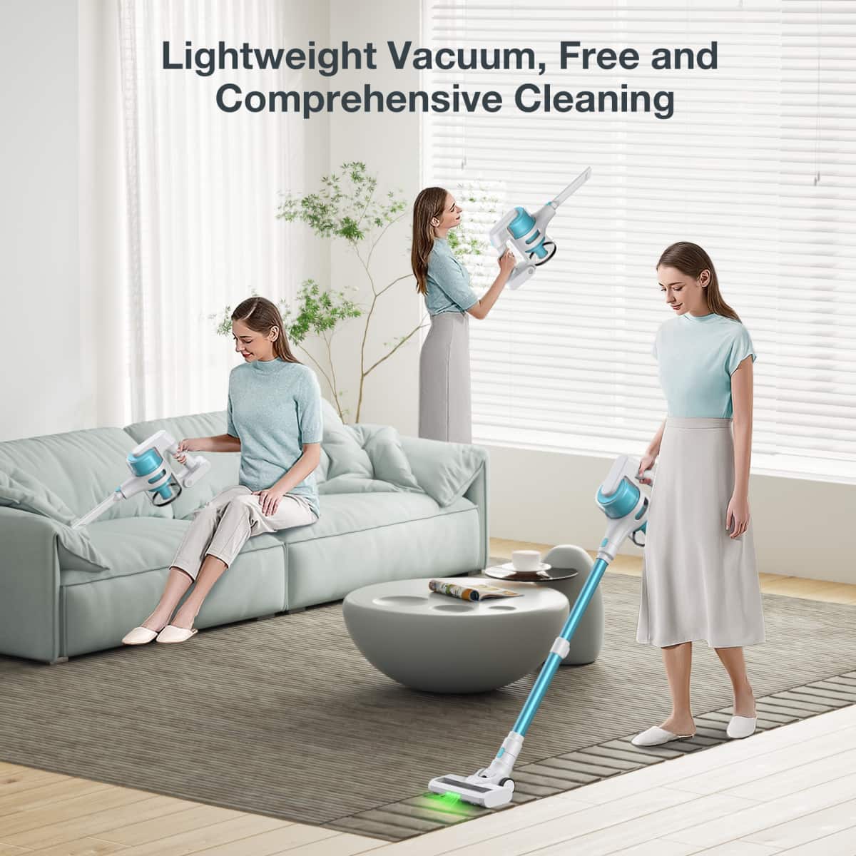 Lightweight Vacuum, Free and Comprehensive Cleaning