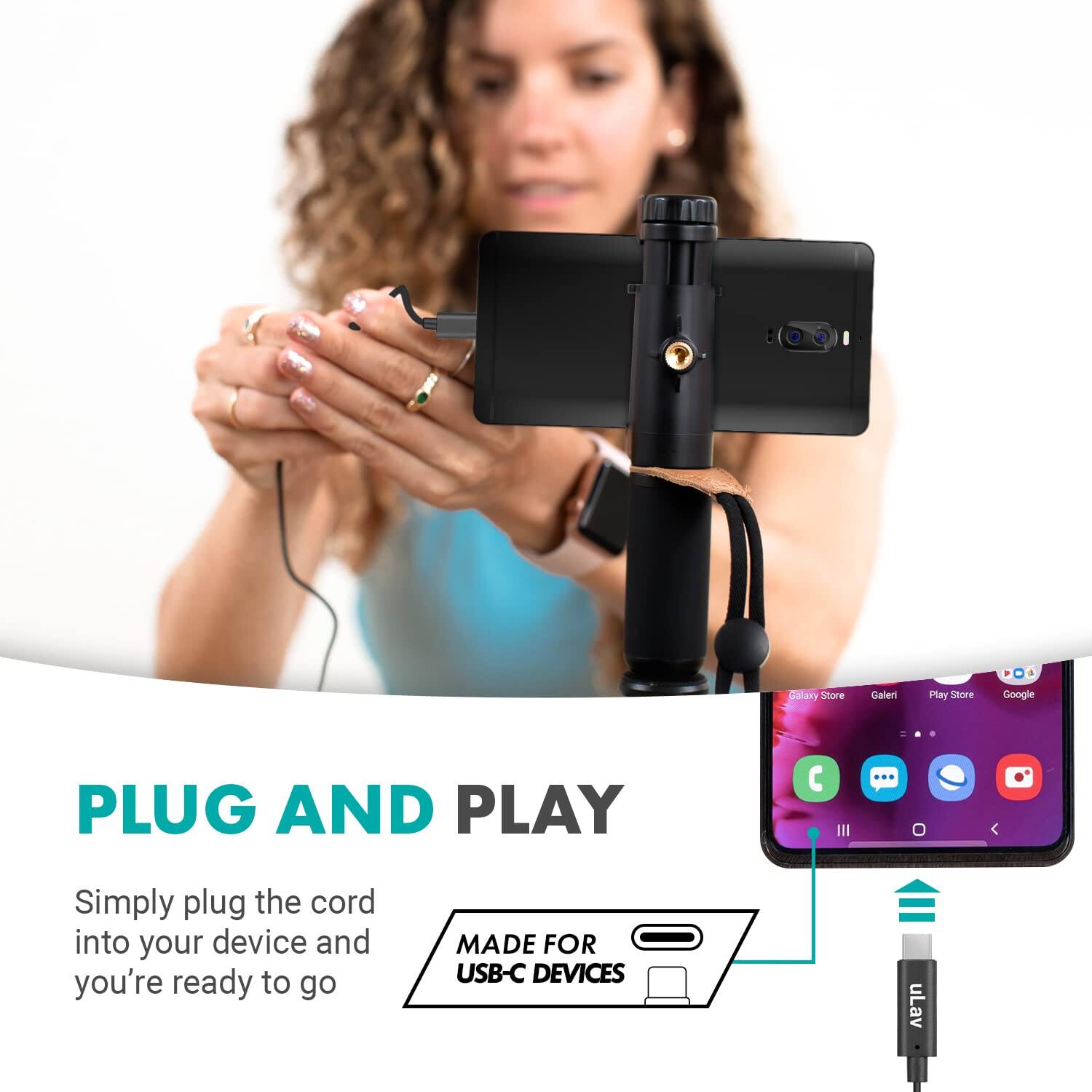 PLUG AND PLAY

Simply plug the cord into your device and you're ready to go

MADE FOR USB-C DEVICES