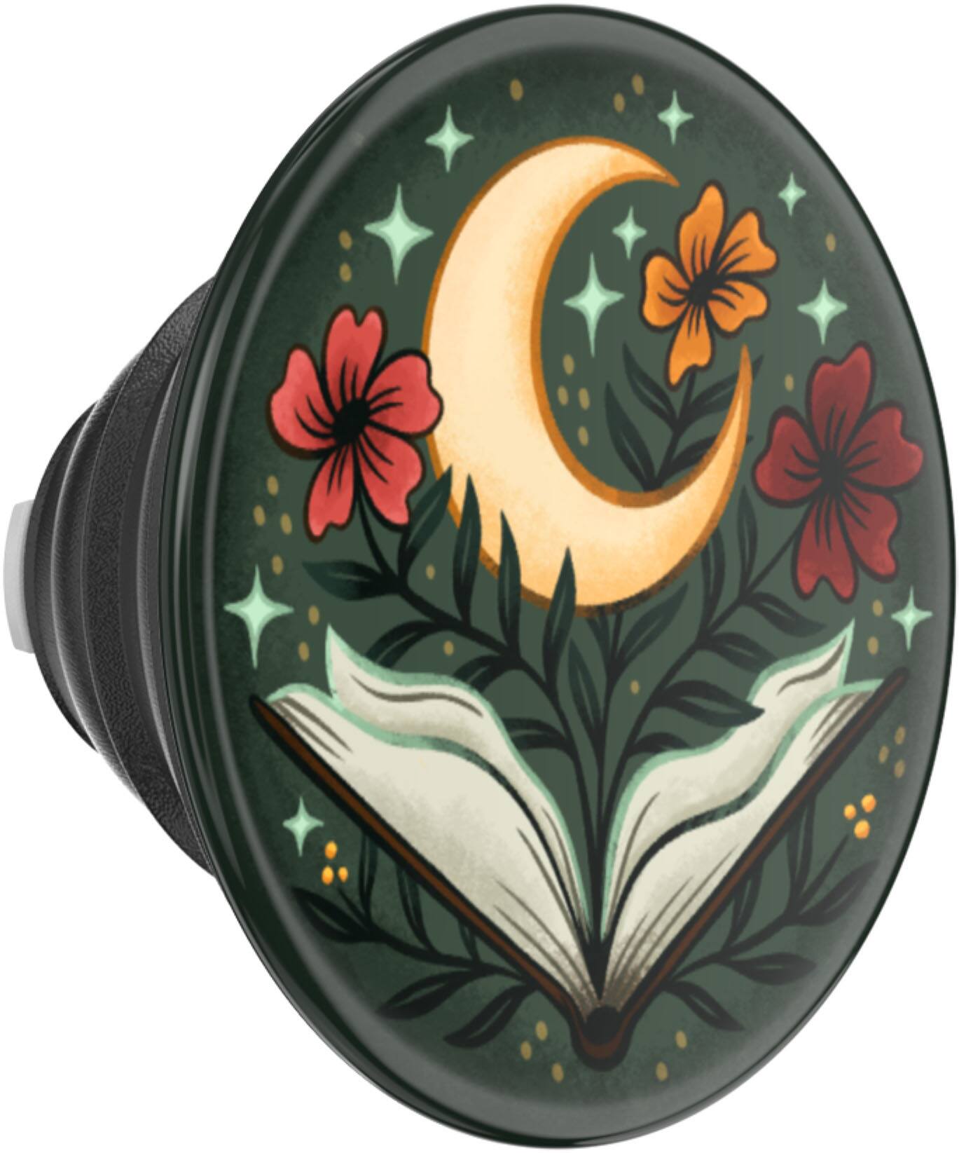 Alt View 3. PopSockets - MagSafe PopGrip Universal Magnetic Grip & Stand with Adapter Ring for Cell Phones - One More Chapter Gloss.