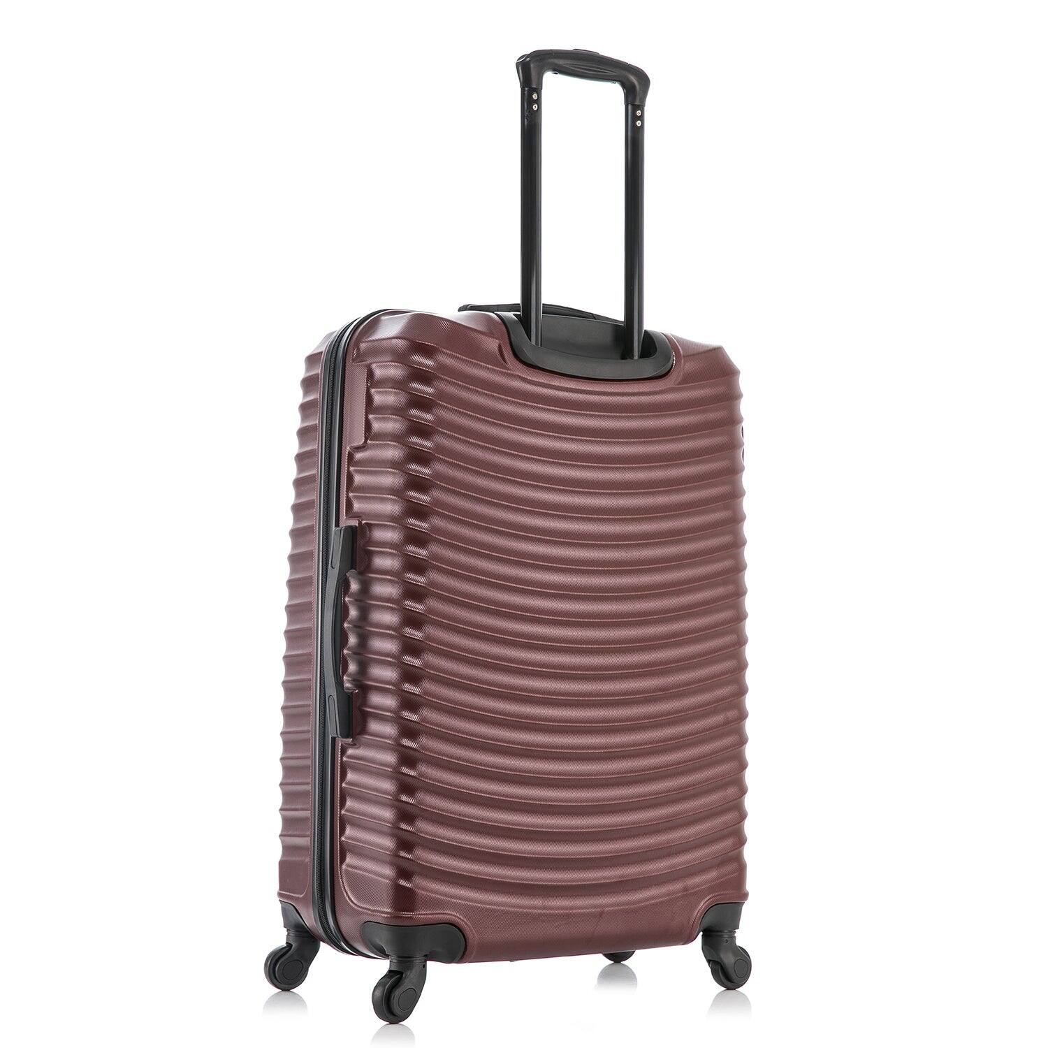 Alt View 1. DUKAP - Adly Lightweight Hardside Spinner 3 Piece Luggage Set  20"/24"/28" - WINE.