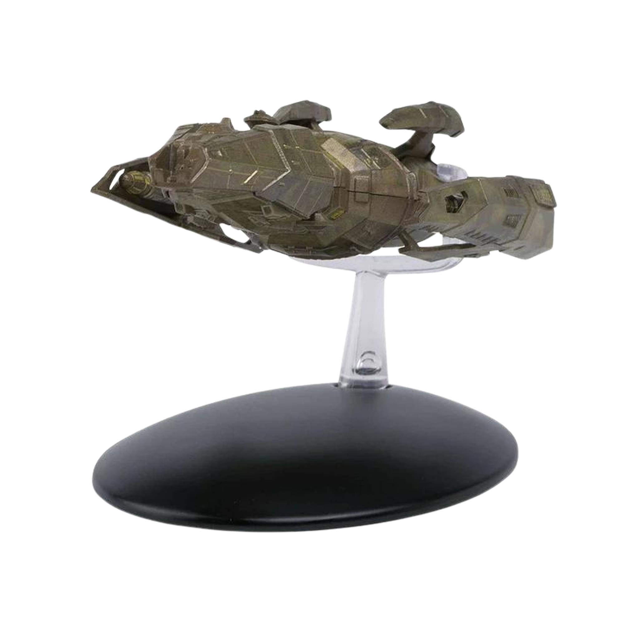 Alt View 2. Eaglemoss - Eaglemoss Star Trek Starship Replica | Hirogen Hunter - Grey.