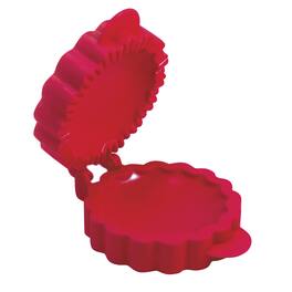 Norpro - Lattice Mini Pie Mold – 4.5" x 5.75", Hand Pie Press, Decorative Crust Top - Black