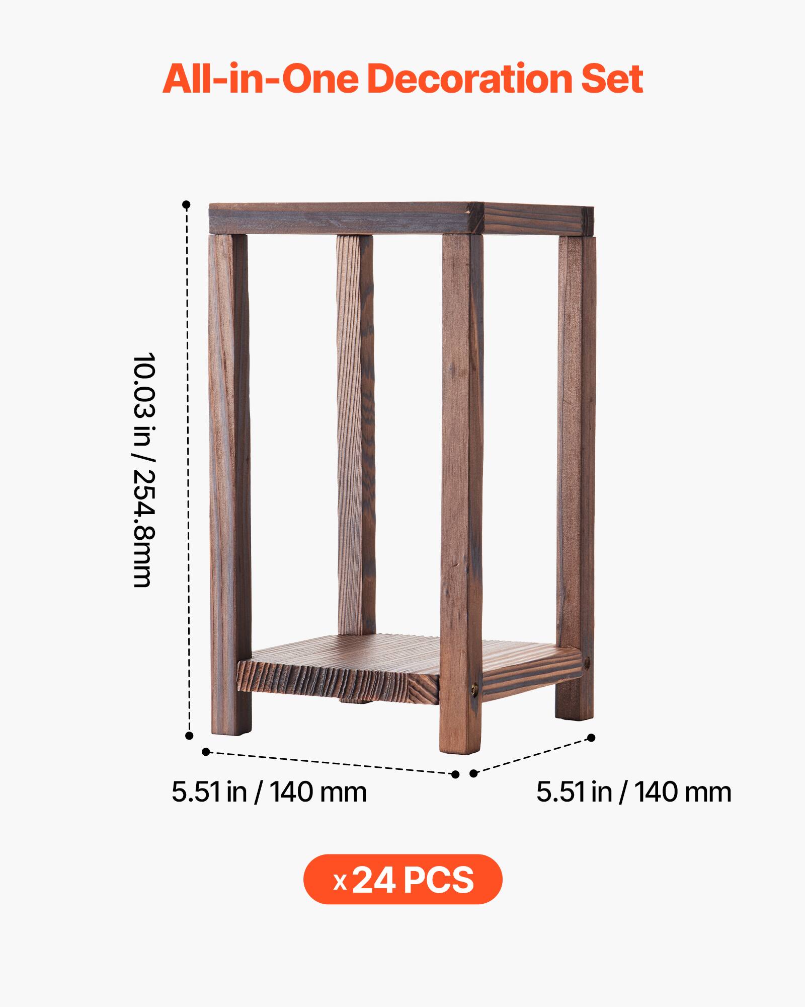 All-in-One Decoration Set  
10.03 in / 254.8mm  
5.51 in / 140 mm  
5.51 in / 140 mm  
x24 PCS