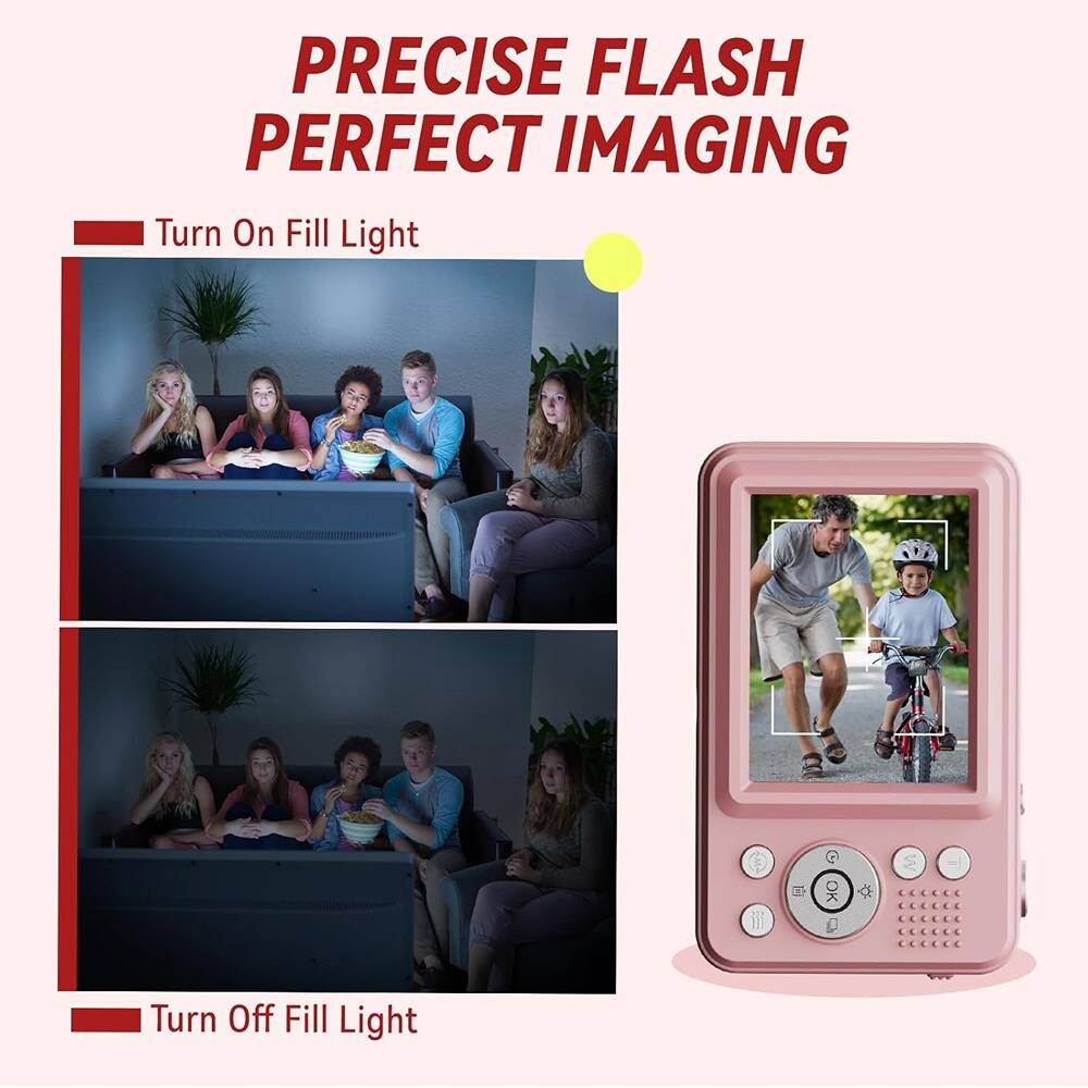 PRECISE FLASH  
PERFECT IMAGING  

Turn On Fill Light  

Turn Off Fill Light