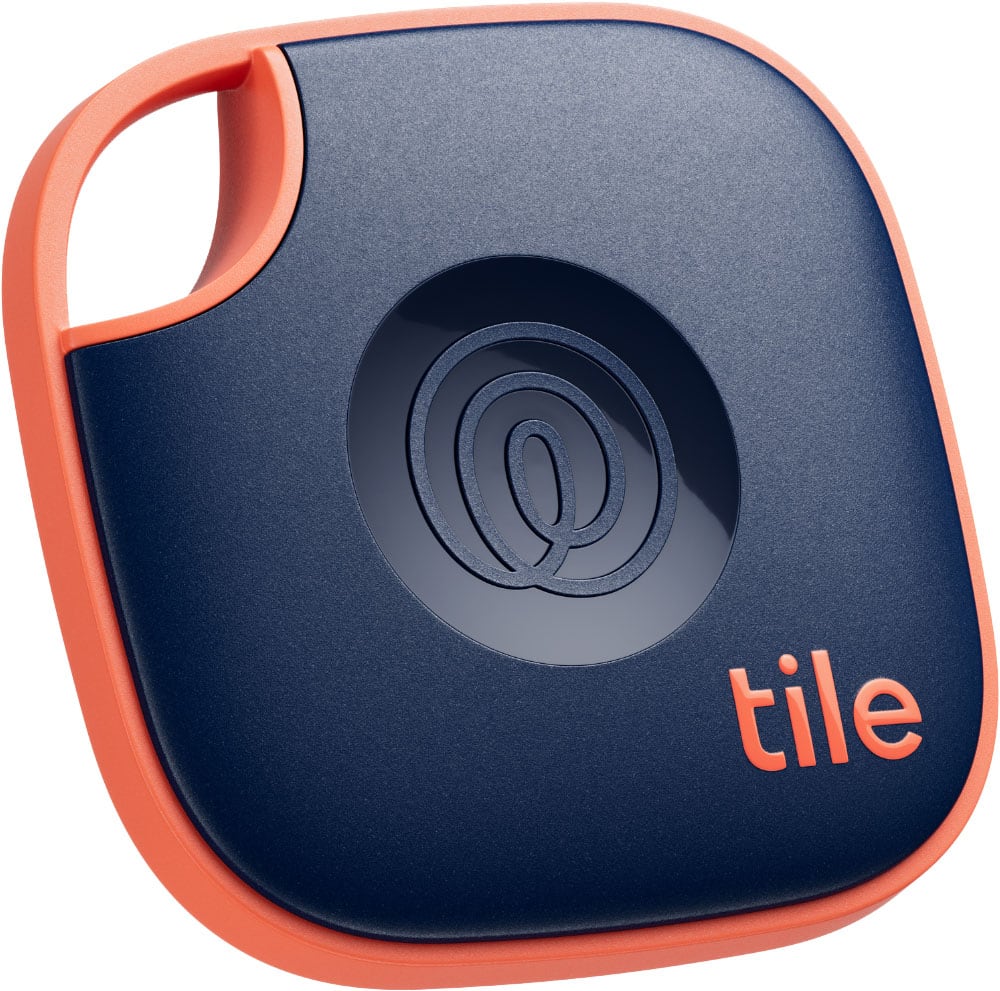 Tile by Life360 - Life360 Tile Mate Bluetooth Tracker, Keys Finder and Item Locator. iOS and Android Compatible. 1-Pack - Navy Blaze - Front_Zoom