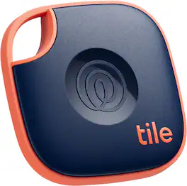 Tile by Life360 - Life360 Tile Mate Bluetooth Tracker, Keys Finder and Item Locator. iOS and Android Compatible. 1-Pack - Navy Blaze