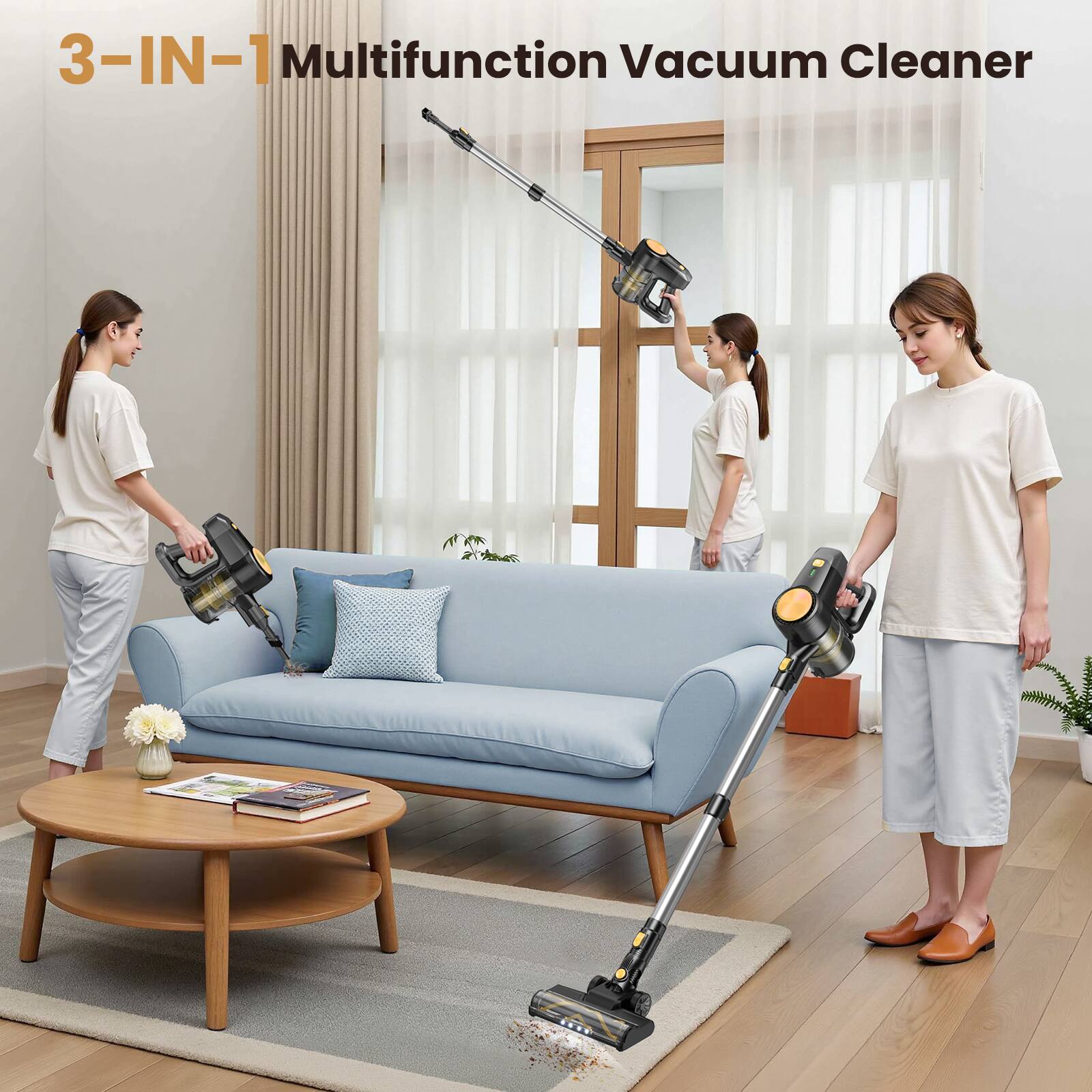 3-IN-1 Multifunction Vacuum Cleaner