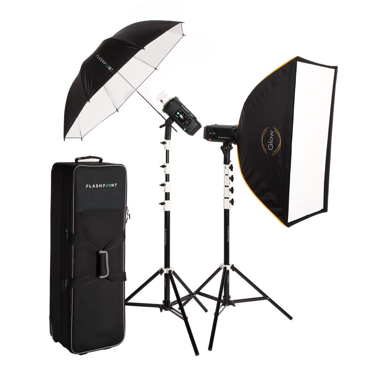 Flashpoint - XPLOR 600 SE R2 Manual HSS All-In-One Outdoor Flash (2 Light Kit), Godox AD600BM II Witstro