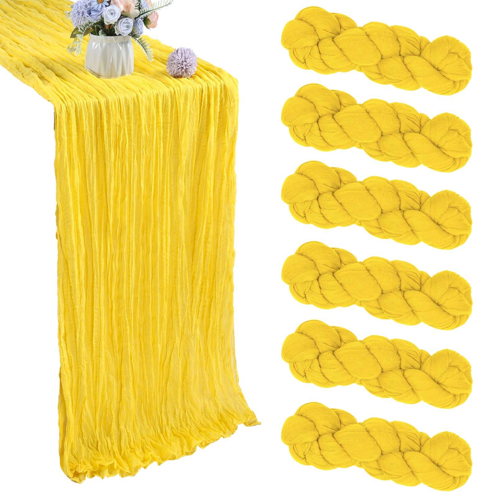 Lemon Yellow-12 Pcs - 10Ft