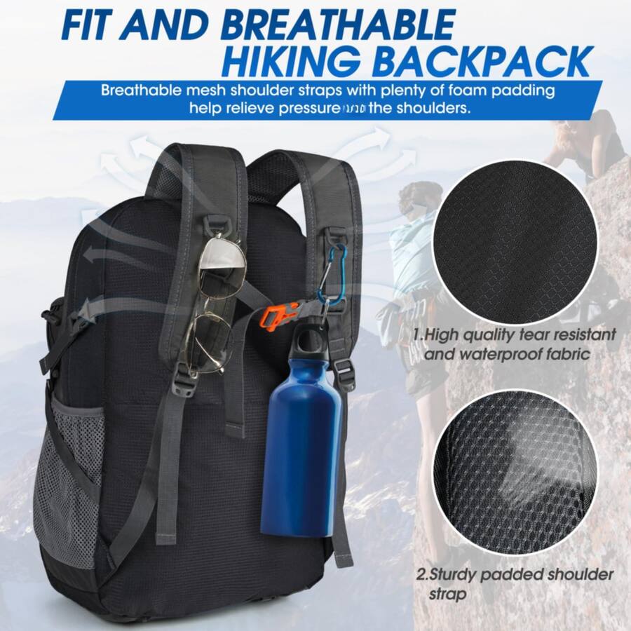 Pacoar Cade Hiking Backpack 40l Packable Lightweight Camping Men Women ...