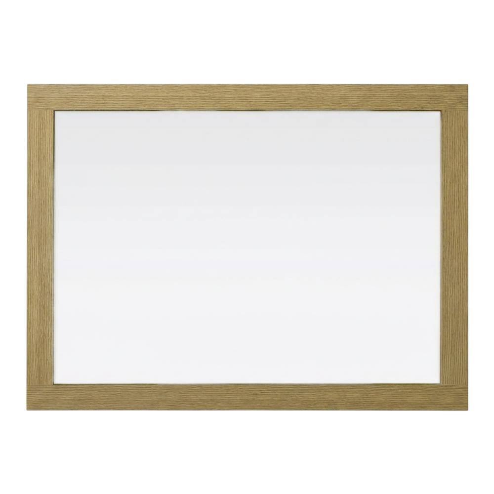 Elegant Kitchen and Bath - Noah Wooden Rectangle Mirror 27 x 36 - Honey Brown price history on PriceWatchPro