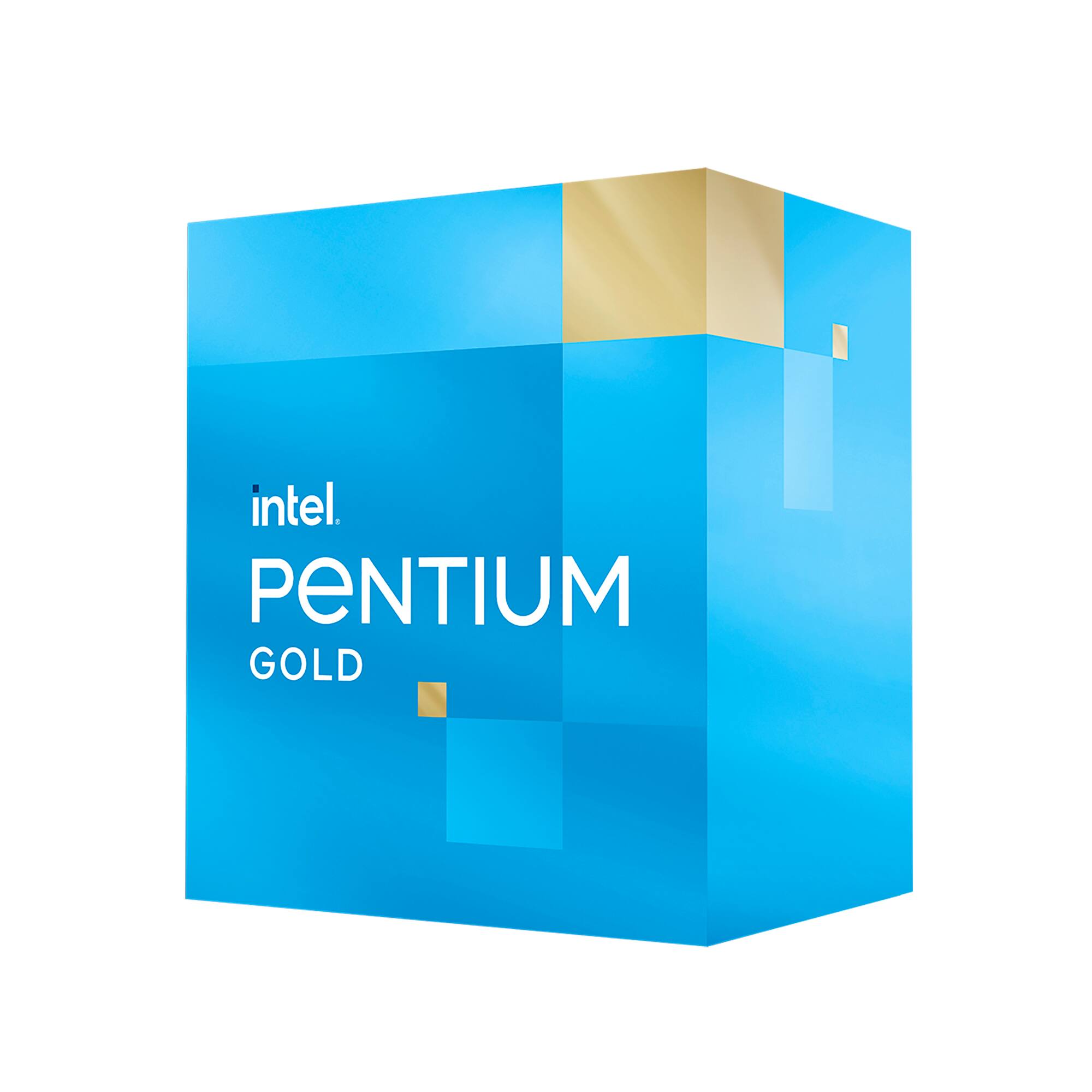 Alt View 11. Intel - Pentium Gold G7400 12th Generation - 2 Core - 4 Thread - 3.7 GHz - LGA1700 - Desktop Processor - Grey/Black/Gold.