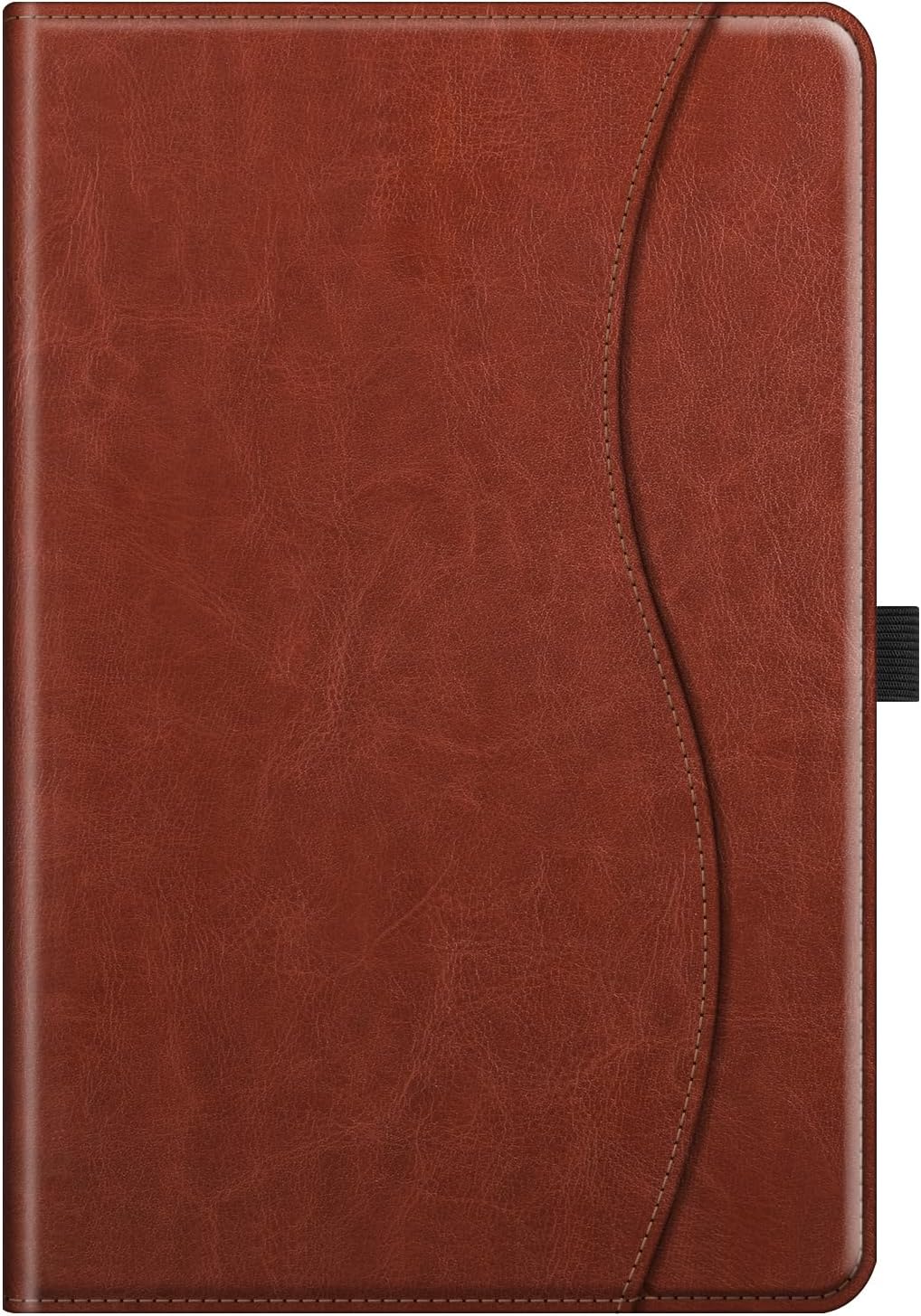 Alt View 5. Fintie - Multi-Angle Viewing Case for Samsung Galaxy Tab A11+ / Tab A9+ 11 Inch, With Front Card Pocket, Vegan Leather Exterior - Brown.