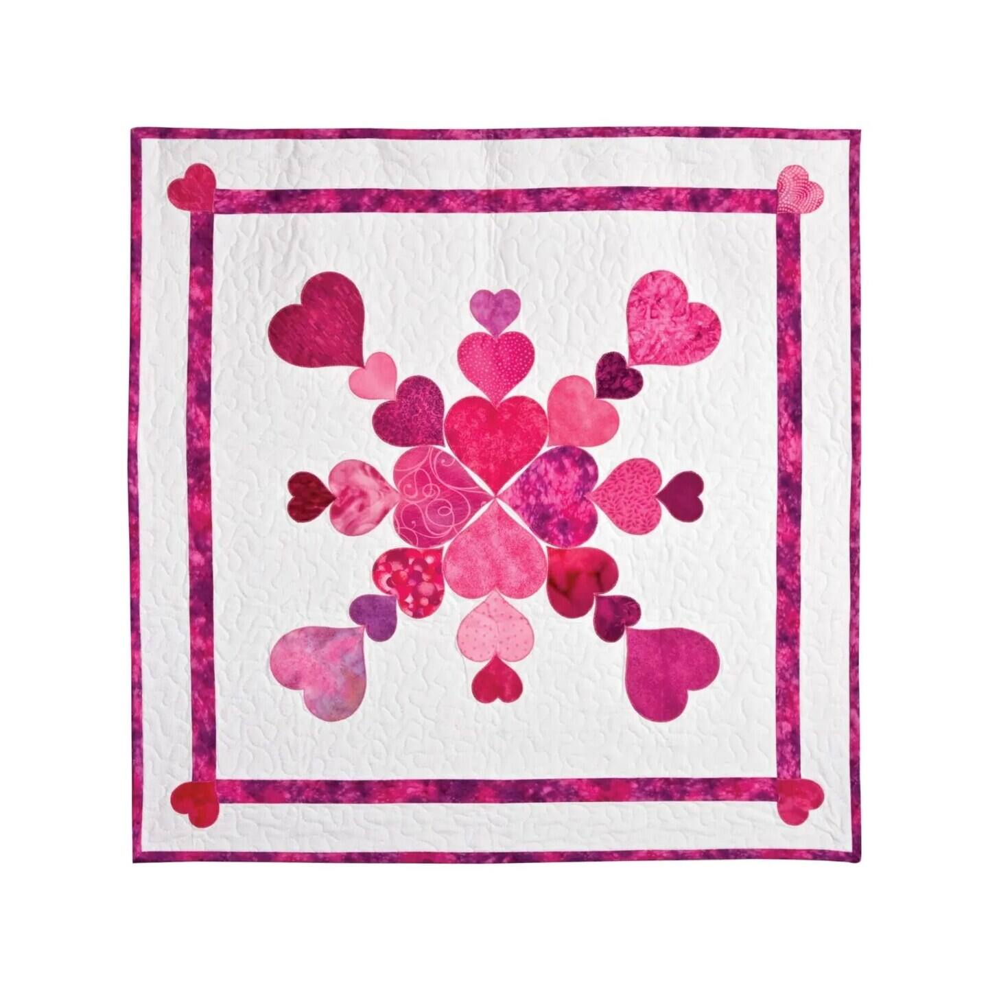 Alt View 1. AccuQuilt - GO! Fabric Cutting Dies; Heart 2-inch; 3-inch & 4-inch - Multicolor.