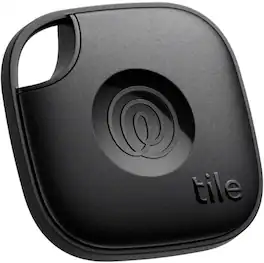 Tile by Life360 - Life360 Tile Mate Bluetooth Tracker, Keys Finder and Item Locator. iOS and Android Compatible. 1-Pack - Black