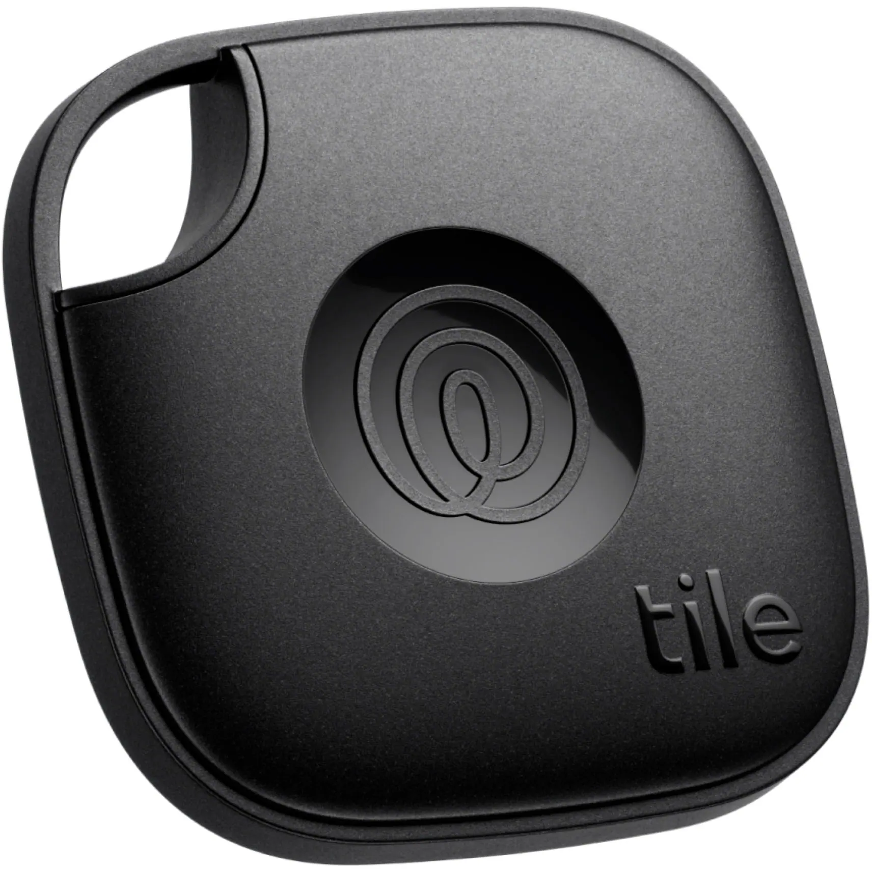 Angle. Tile by Life360 - Life360 Tile Mate Bluetooth Tracker, Keys Finder and Item Locator. iOS and Android Compatible. 1-Pack - Black.