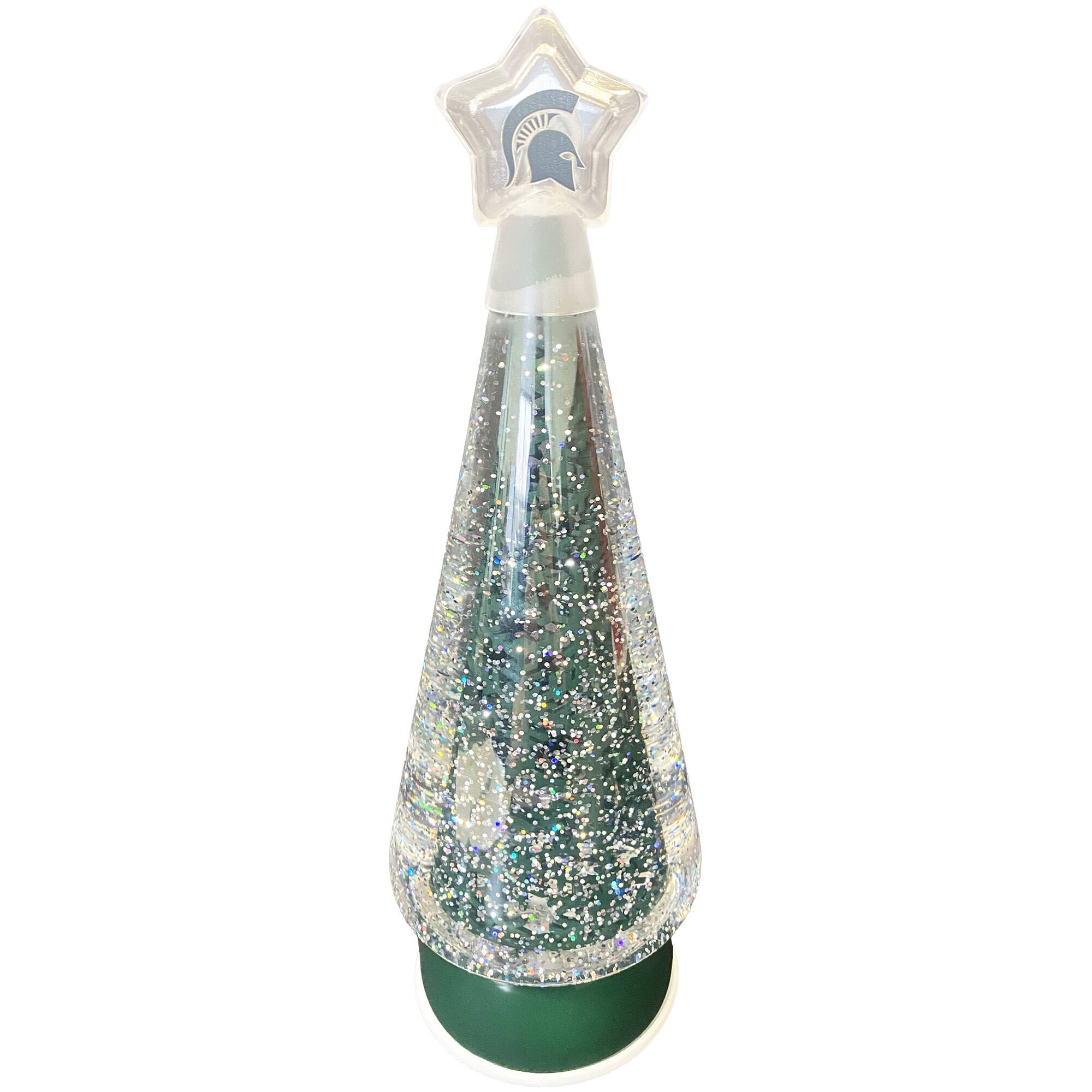 Alt View 1. Santa's Workshop - Michigan State Spartans 12" Tree Globe - Green.