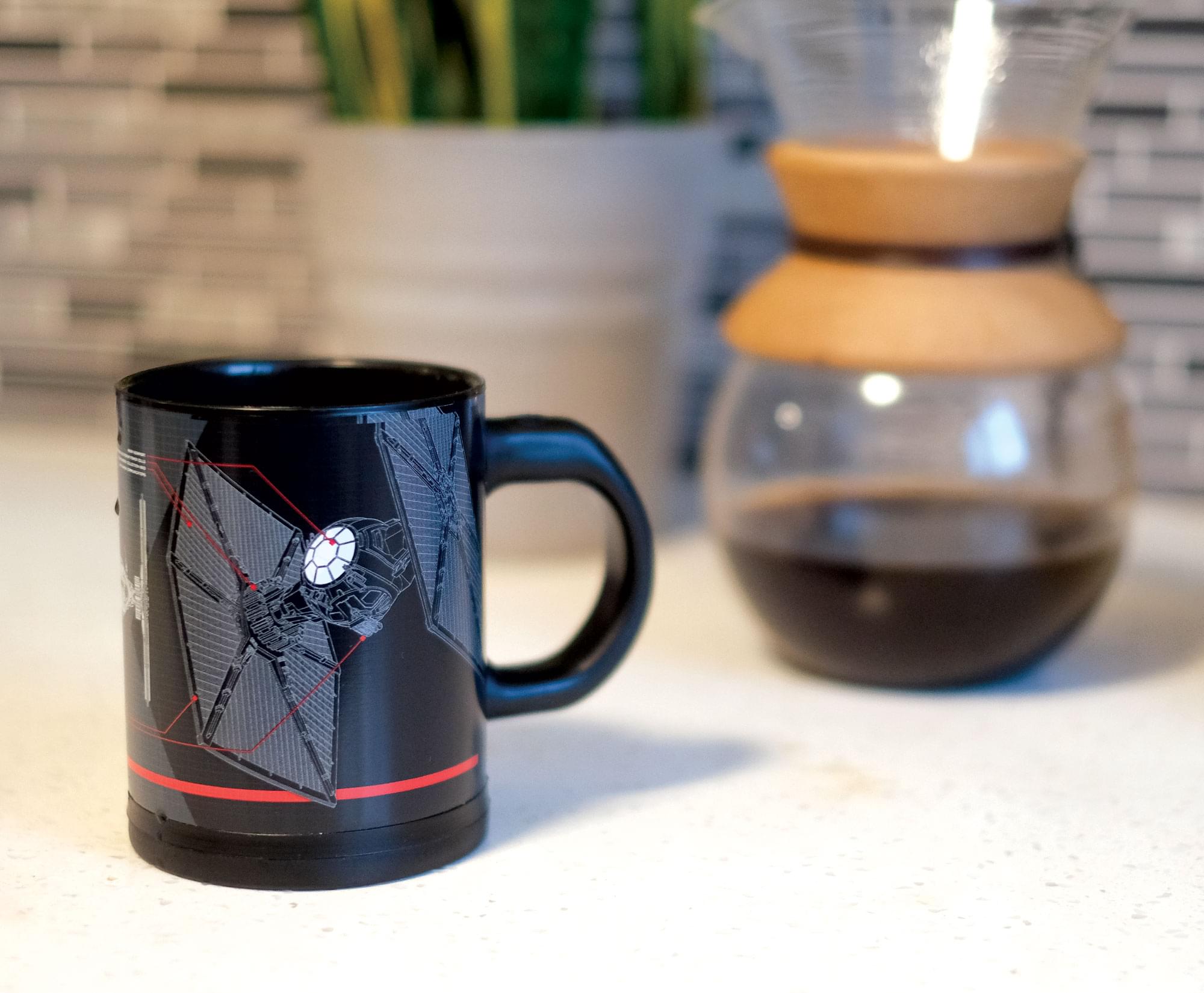 Alt View 4. Star Wars - Star Wars Tie Fighter Self-Stirring 12 Ounce Travel Mug - Black.