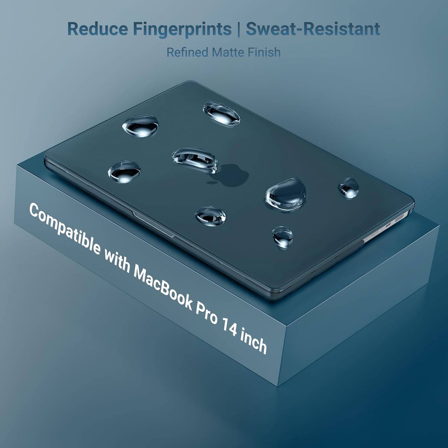 Reduce Fingerprints | Sweat-Resistant  
Refined Matte Finish  

Compatible with MacBook Pro 14 inch