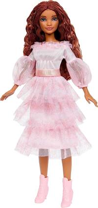 Mattel - Disney The Little Mermaid Ariel Doll with Pink Dress - Collectibles - Multicolor