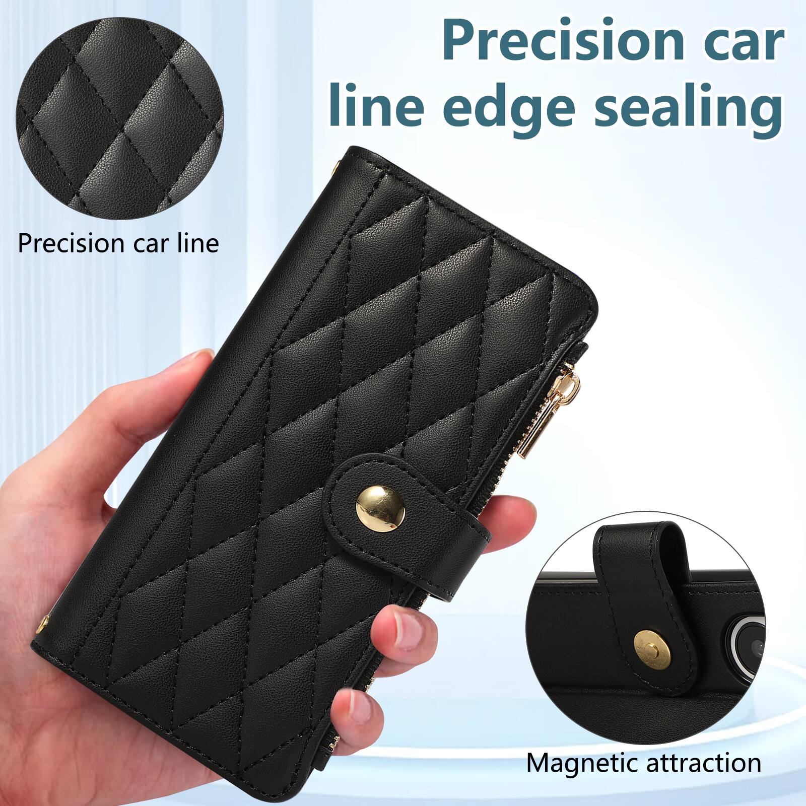 Precision car line edge sealing  
Precision car line  
Magnetic attraction