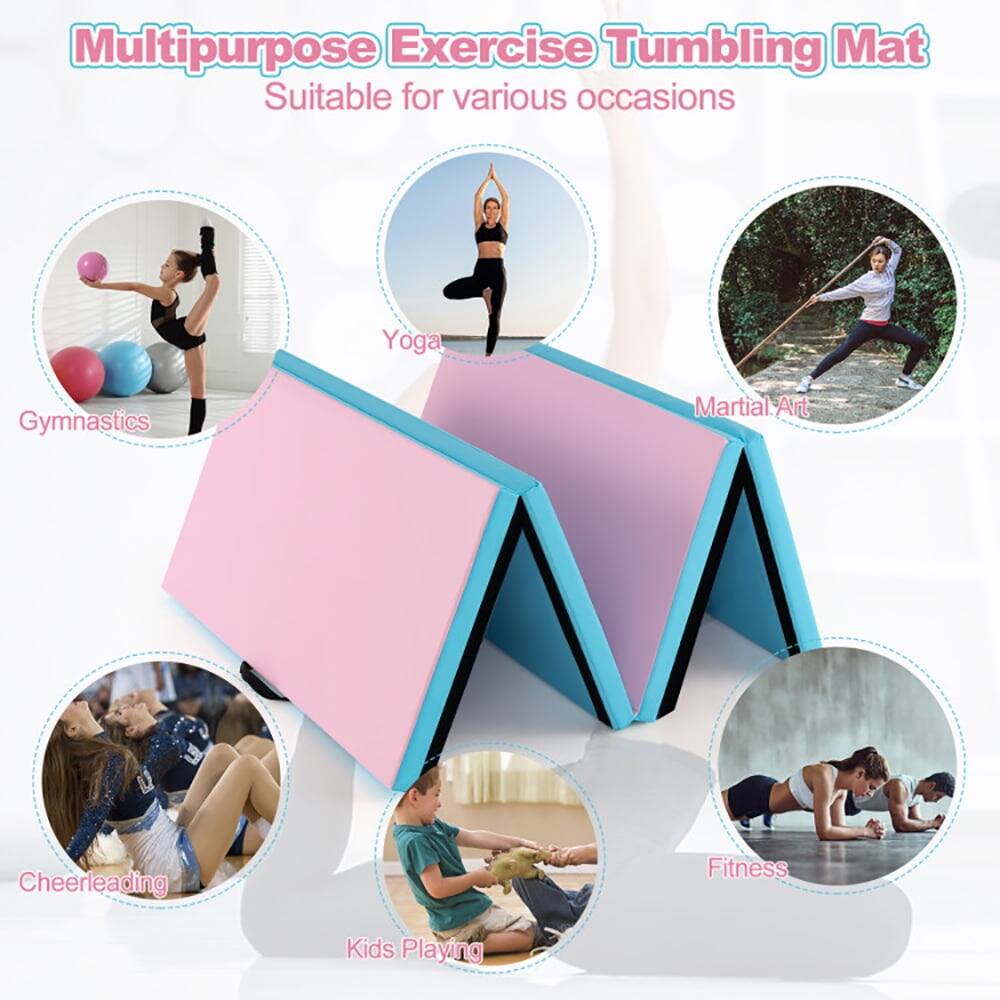 Multipurpose Exercise Tumbling Mat  
Suitable for various occasions  
- Yoga  
- Gymnastics  
- Martial Art  
- Cheerleading  
- Fitness  
- Kids Playing