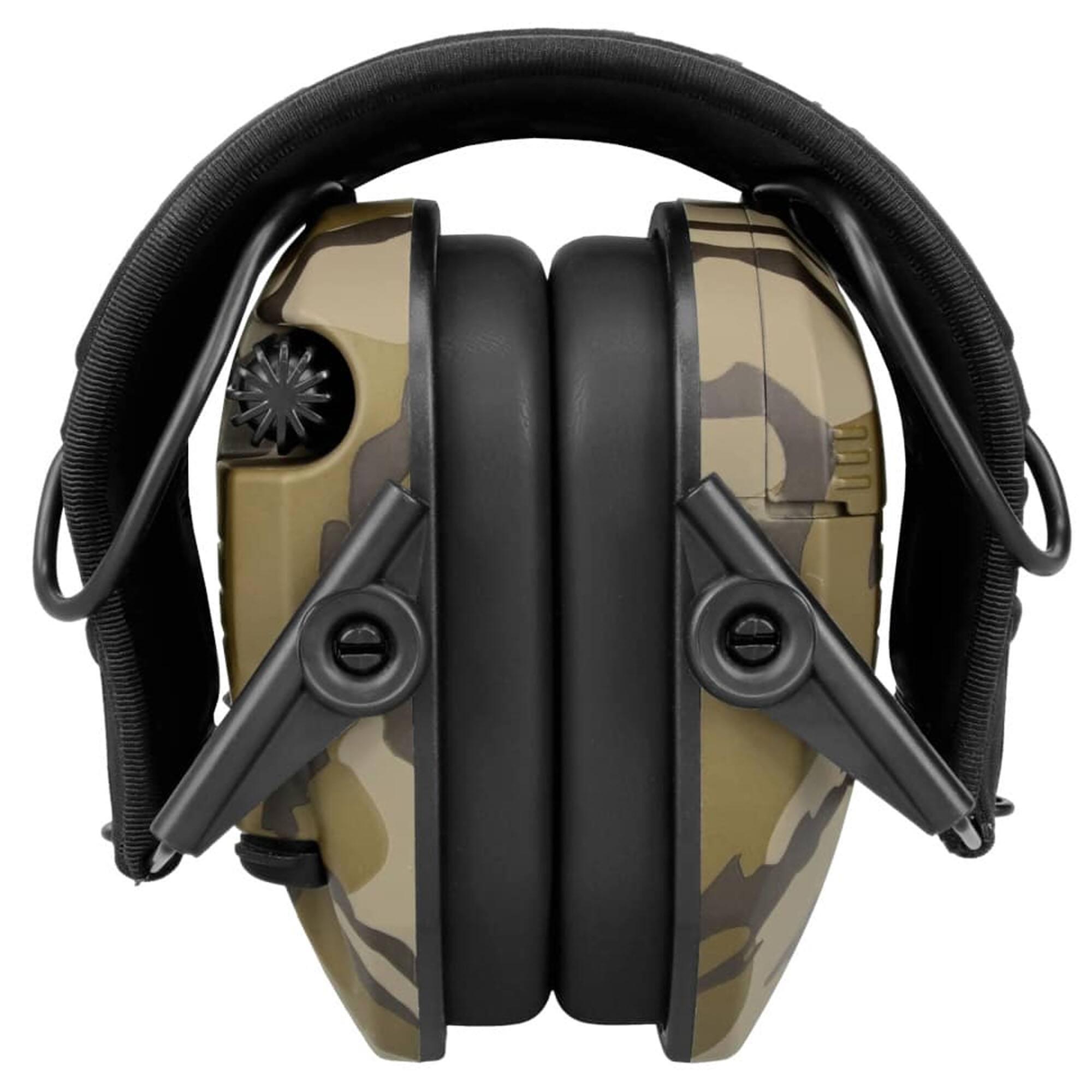 Alt View 3. Walker’s - Walker's - Razor Slim Electronic Muff -  Mossy Oak Bottomland - Mossy Oak Bottomland.