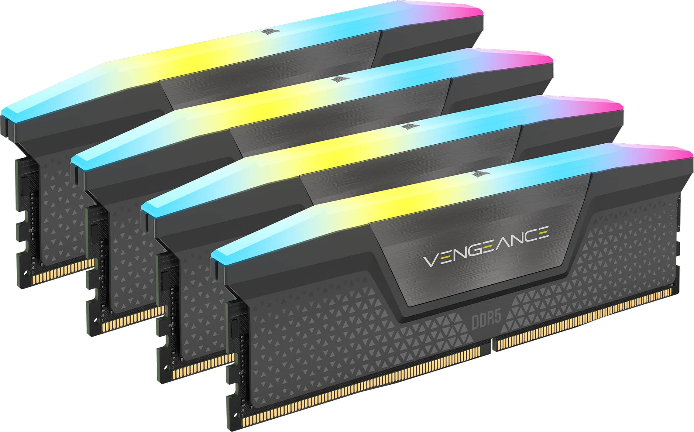 CORSAIR VENGEANCE RGB 32GB (2x16GB) DDR5 6400MHz C32 AMD EXPO & Intel ...