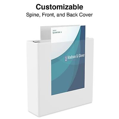 Customizable Spine, Front, and Back Cover

2018 QUARTER 3

Madison & Glover M&G