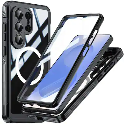 Dteck Magnetic Case for Samsung Galaxy S26 Ultra with Built in Screen Protector,Compatible with MagSafe,Full Body Protection Black - Best Buy Dteck Magnetic Case for Samsung Galaxy S26 Ultra with Built in Screen Protector,Compatible with MagSafe,Full Body Protection Black - Best Buy