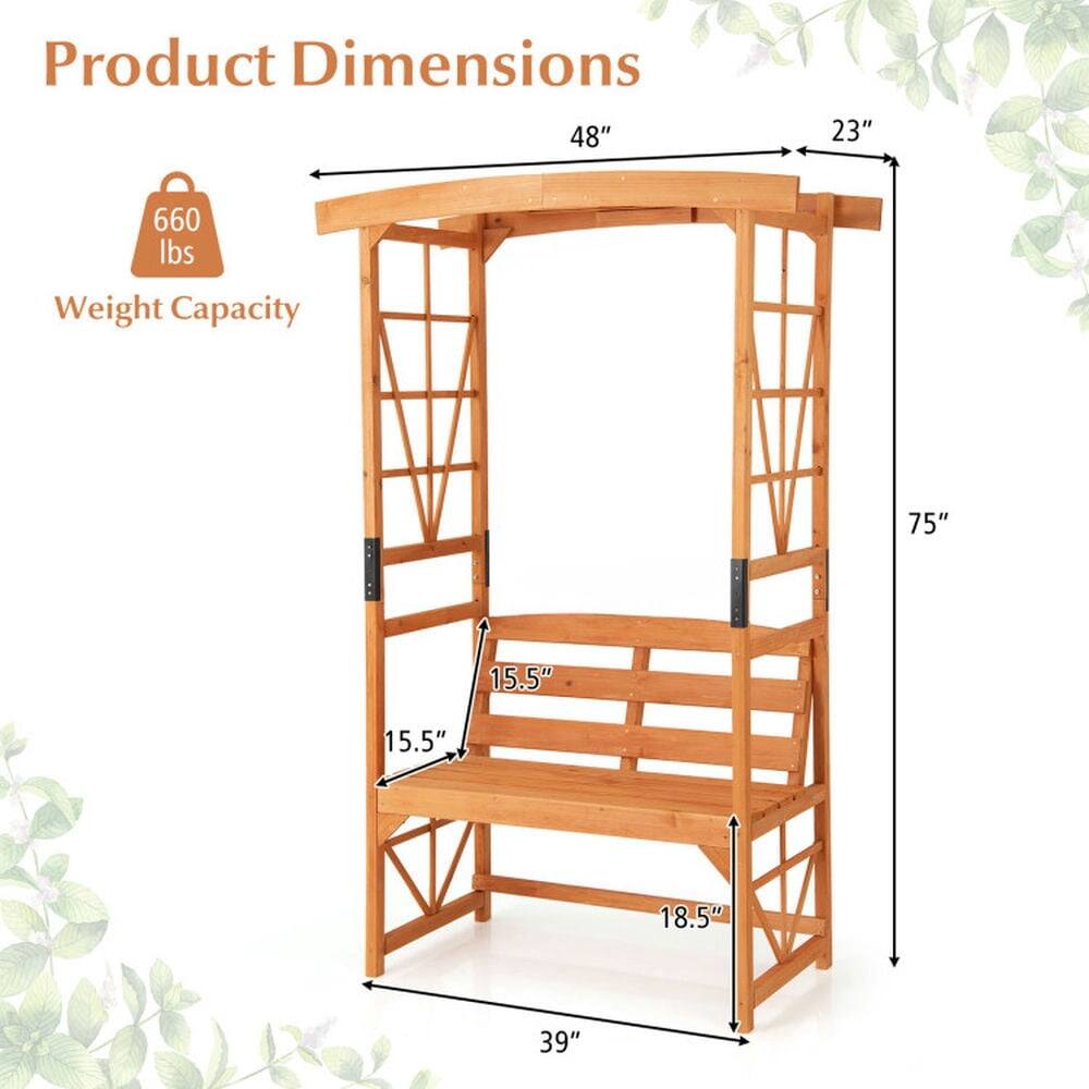 Product Dimensions: 48" x 23" x 75"  
Weight Capacity: 660 lbs  
Seat Dimensions: 15.5" x 18.5"  
Overall Height: 75"  
Overall Width: 48"  
Overall Depth: 39"
