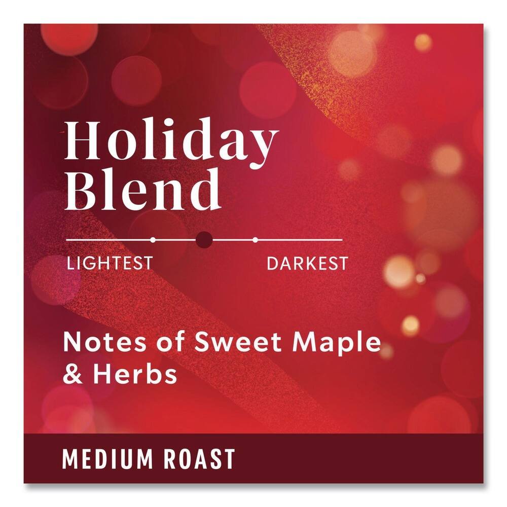 Holiday Blend  
Lightest - Darkest  
Notes of Sweet Maple & Herbs  
Medium Roast
