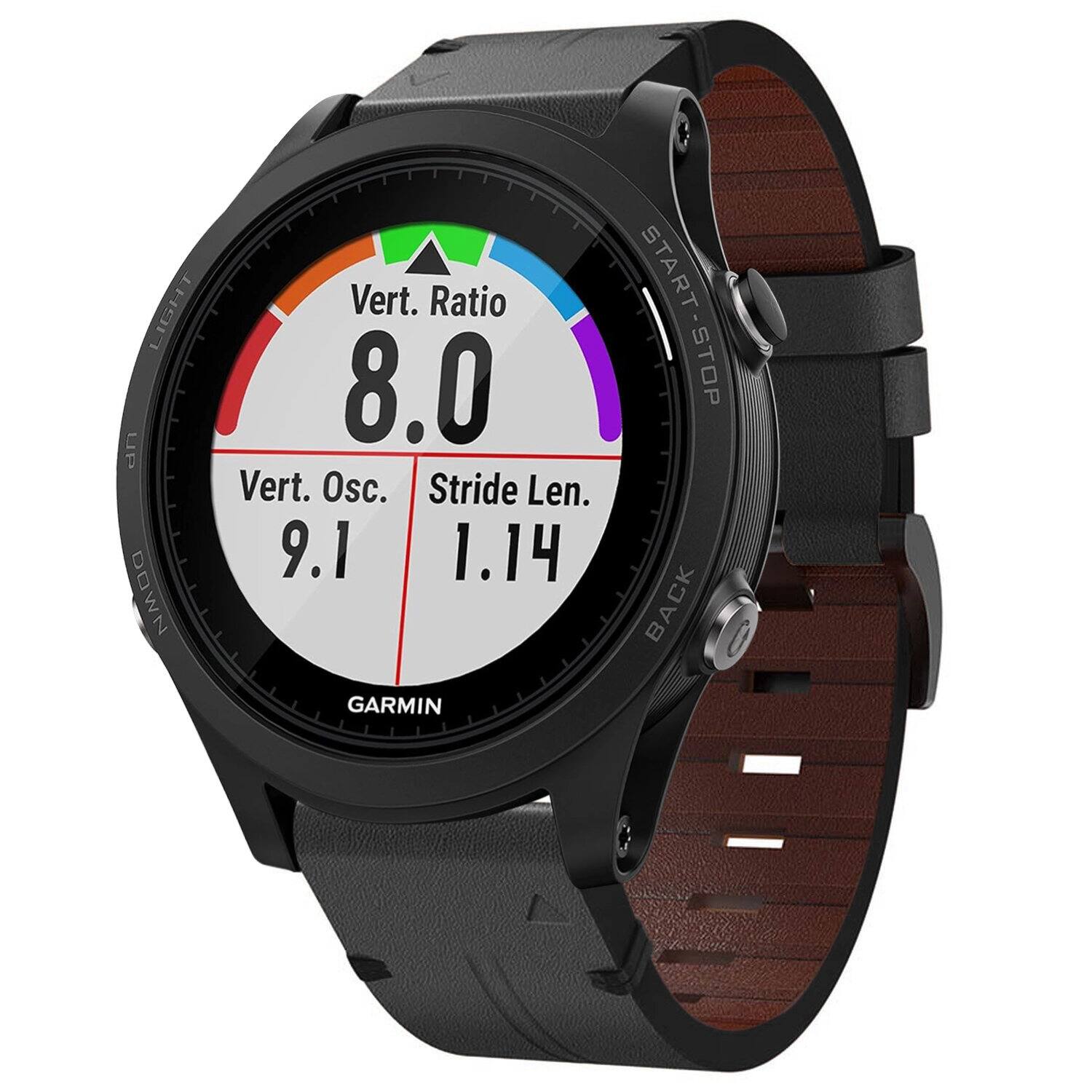 LIGHT UP DOWN  
Vert. Ratio 8.0  
Vert. Osc. 9.1  
Stride Len. 1.14  
START-STOP  
BACK  
GARMIN