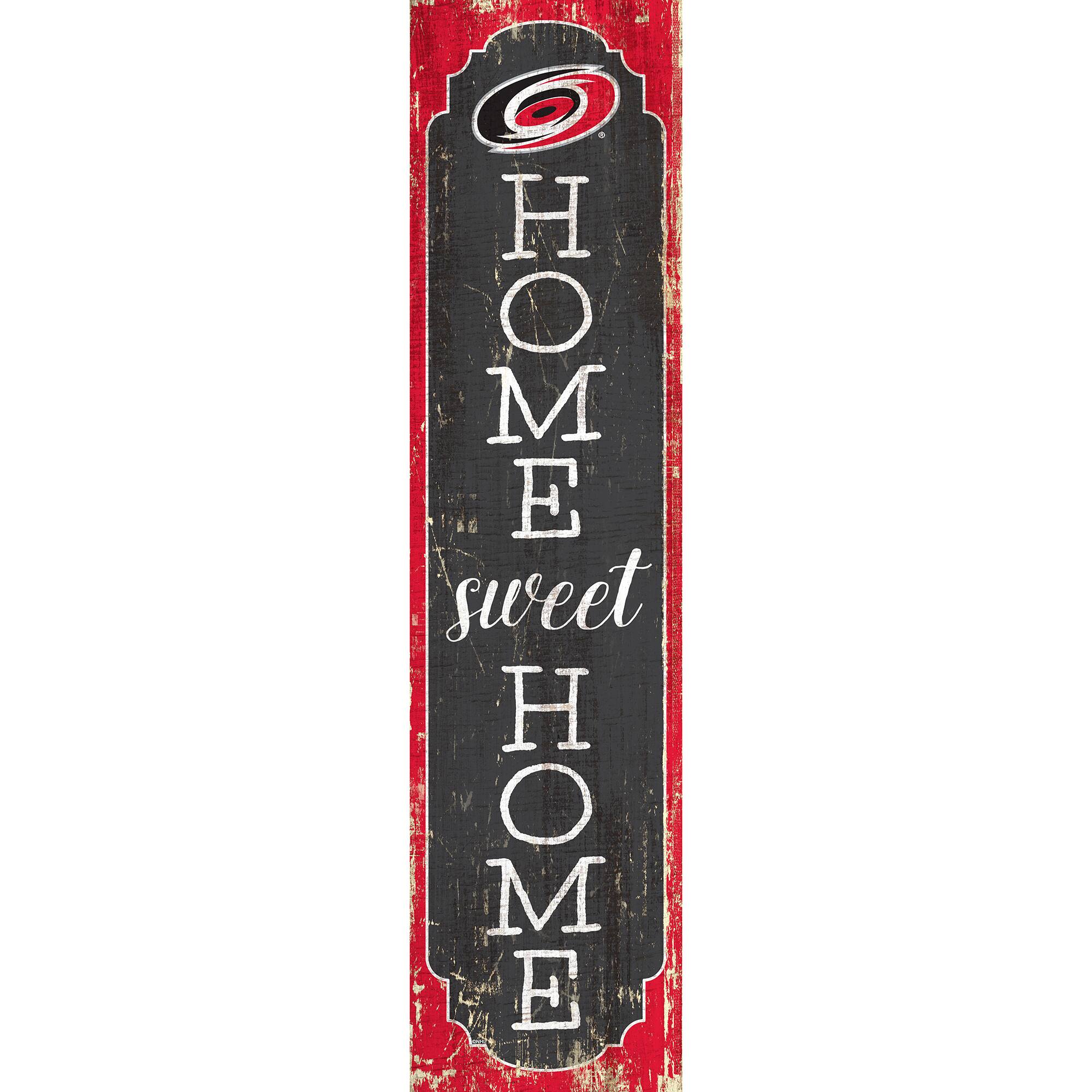Carolina Hurricanes 24" Home Sweet Home Leaner Sign