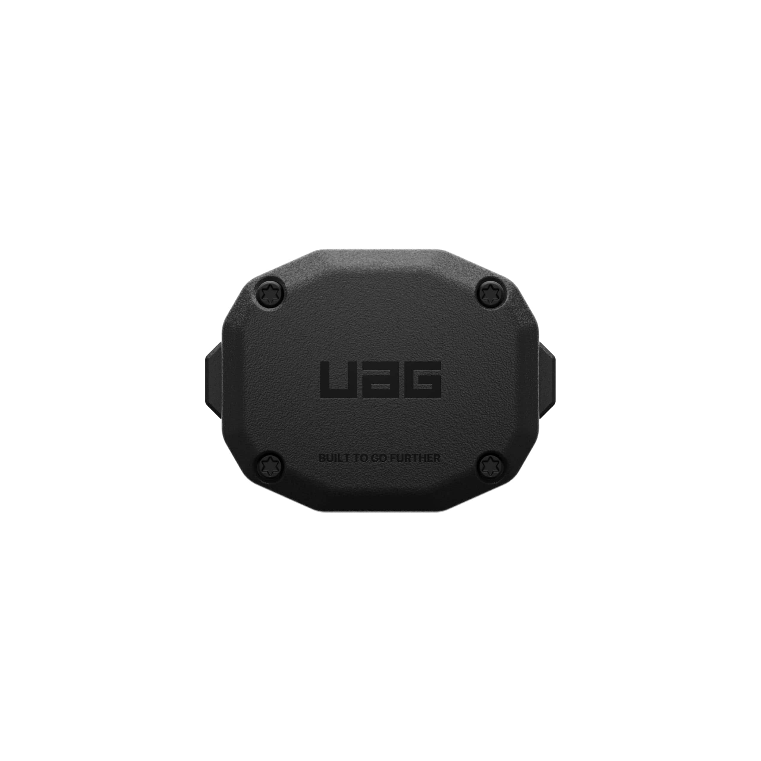 UAG - AirTag Case, 2-Piece Water Resistant AirTag Holder w/ Different Mounting Options for Luggage & Bags - Black
