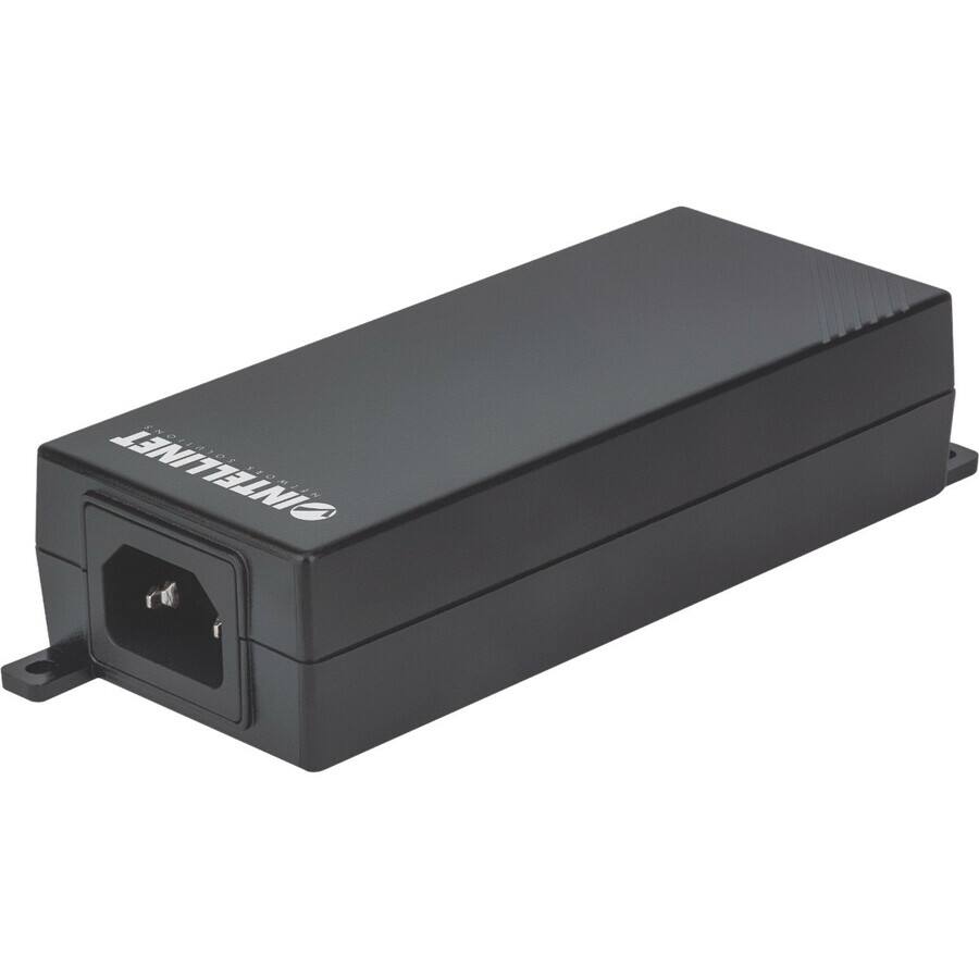 Alt View 6. Intellinet - Intellinet Gigabit High-Power PoE+ Injector - 120 V AC, 230 V AC Input - 48 V DC Output - 1 x 100/1000Base-T Input - Black.