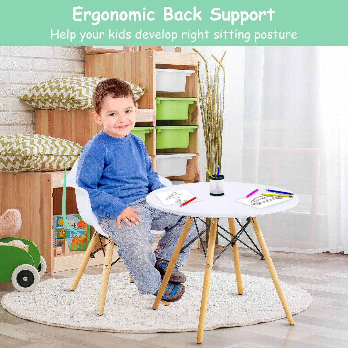 Ergonomic Back Support  
Help your kids develop right sitting posture