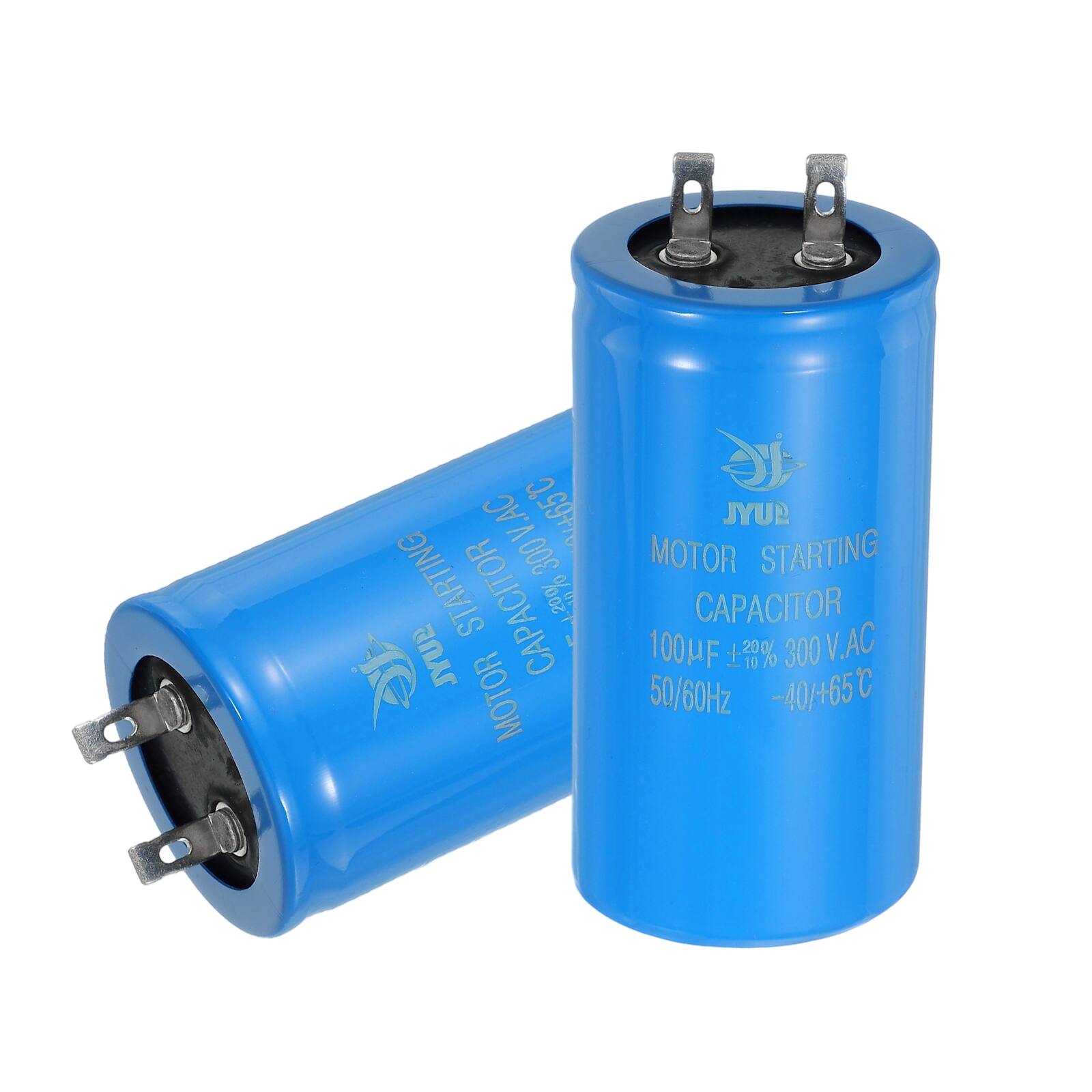 MOTOR STARTING CAPACITOR  
100µF ±30% 300 V.A.C  
50/60Hz -40/+65°C
