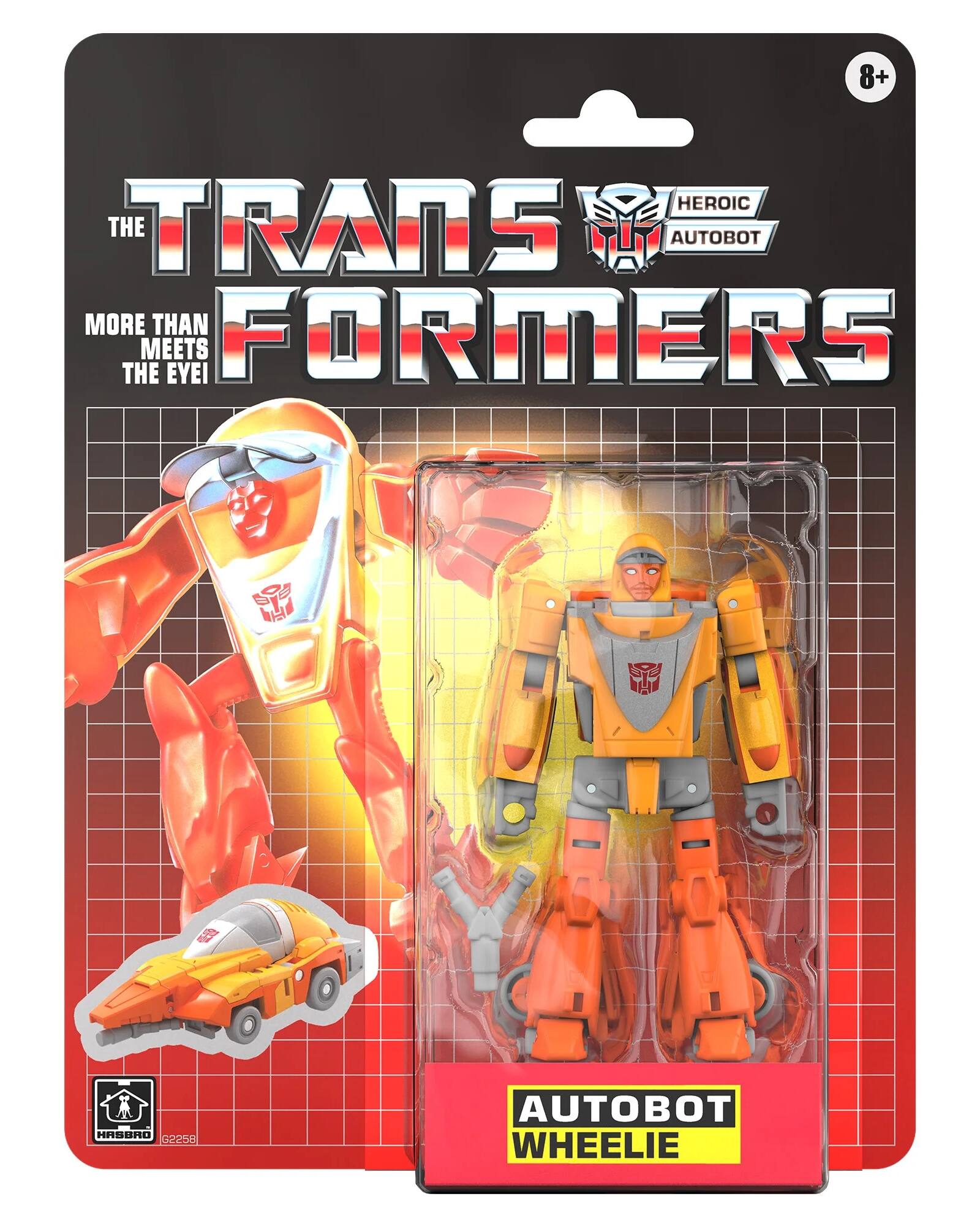 8+ HEROIC THE TRANSFORMERS MORE THAN MEETS THE EYE!  
AUTOBOT WHEELIE