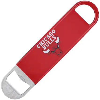 Front. Logo Brands - Chicago Bulls Vinyl Bottle Opener - Multicolor.