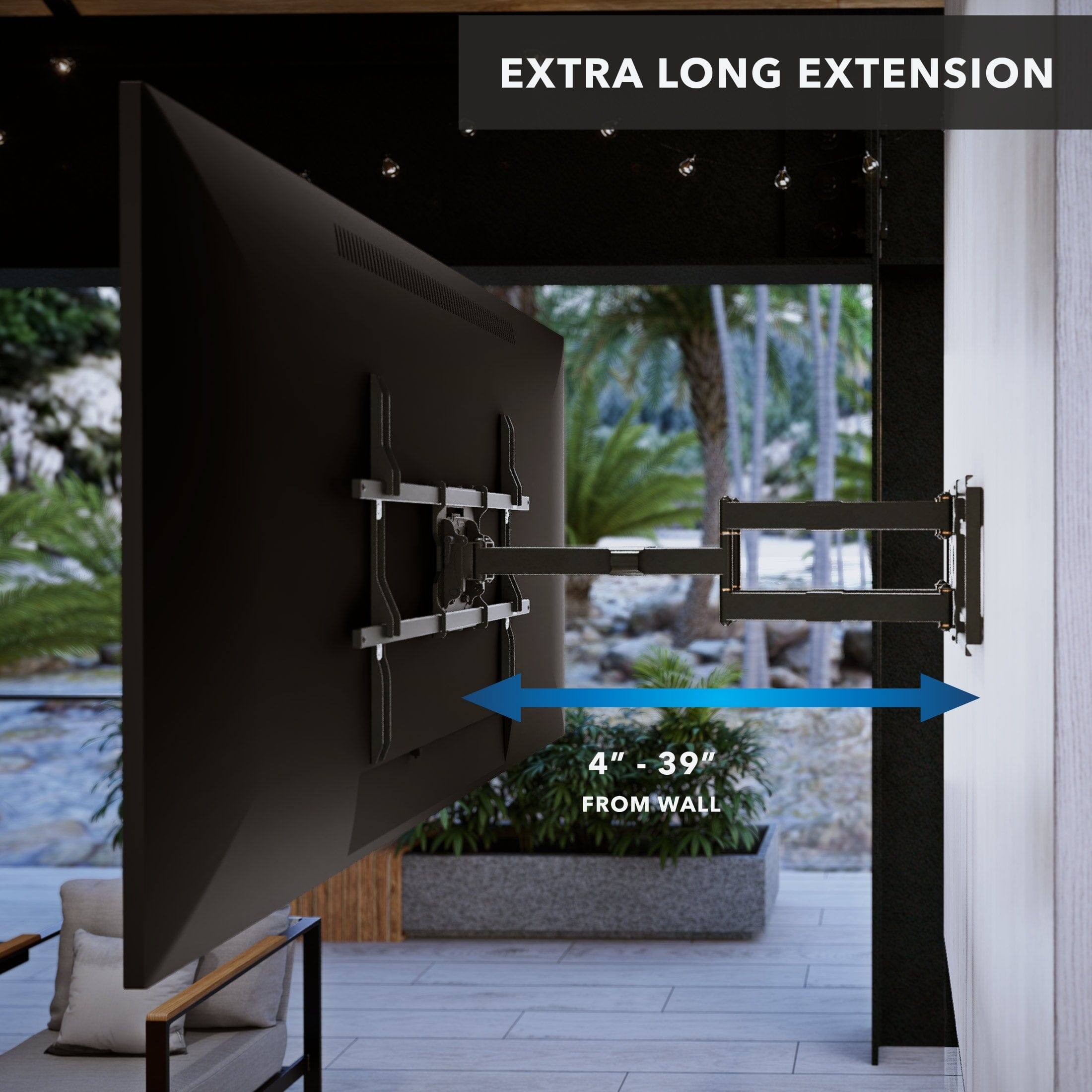 EXTRA LONG EXTENSION

4" - 39" FROM WALL