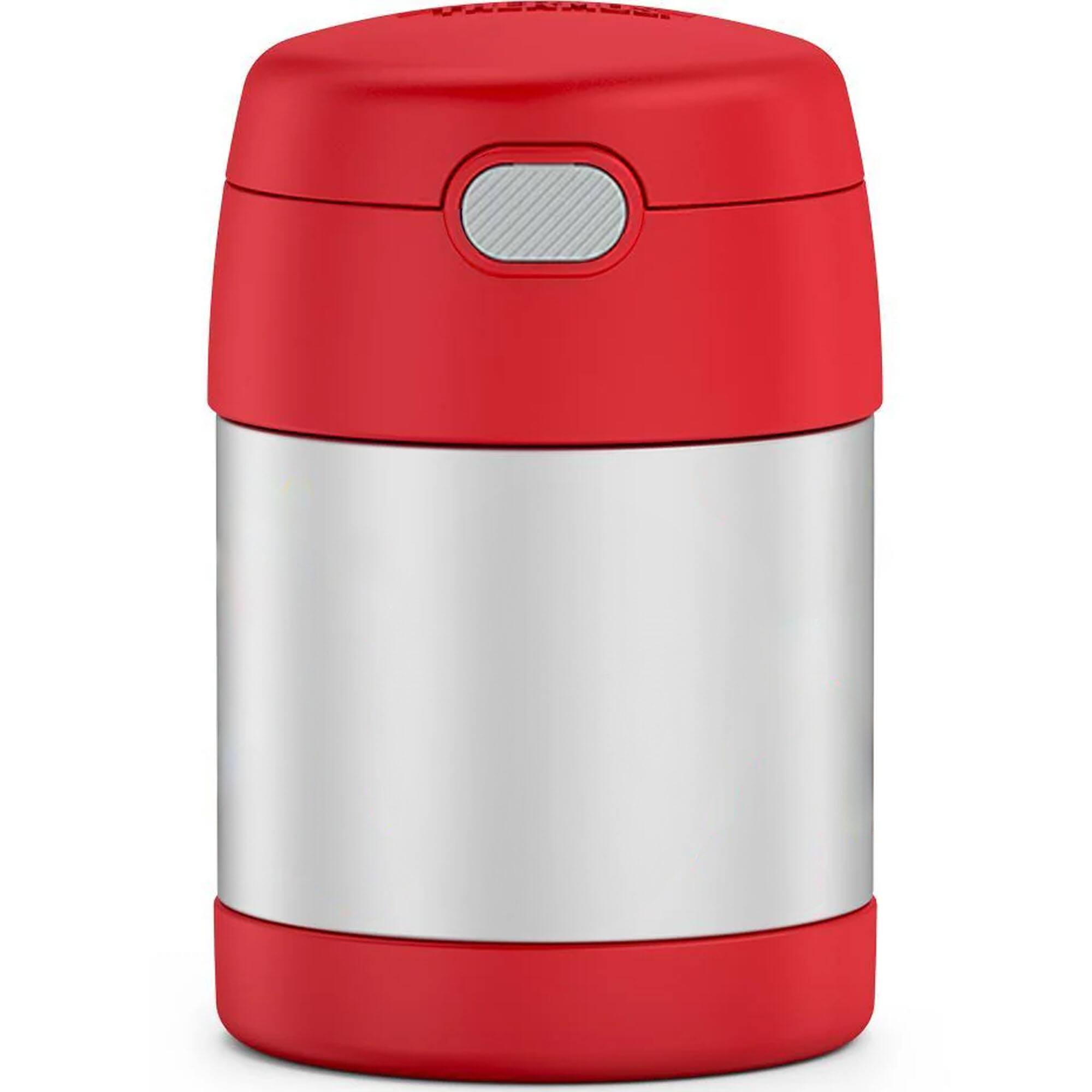 Thermos - 10 oz. Kid's Funtainer Insulated Stainless Food Jar - Red - Stainless Steel/Red