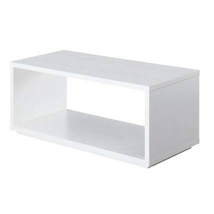 Front. Convenience Concepts - Northfield Admiral Coffee Table - White.