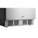 Alt View 7. Koolmore - 24 in. Built-in Two-Drawer Refrigerator in Stainless-Steel (KM-OKS-RD2) - Black and Silver.