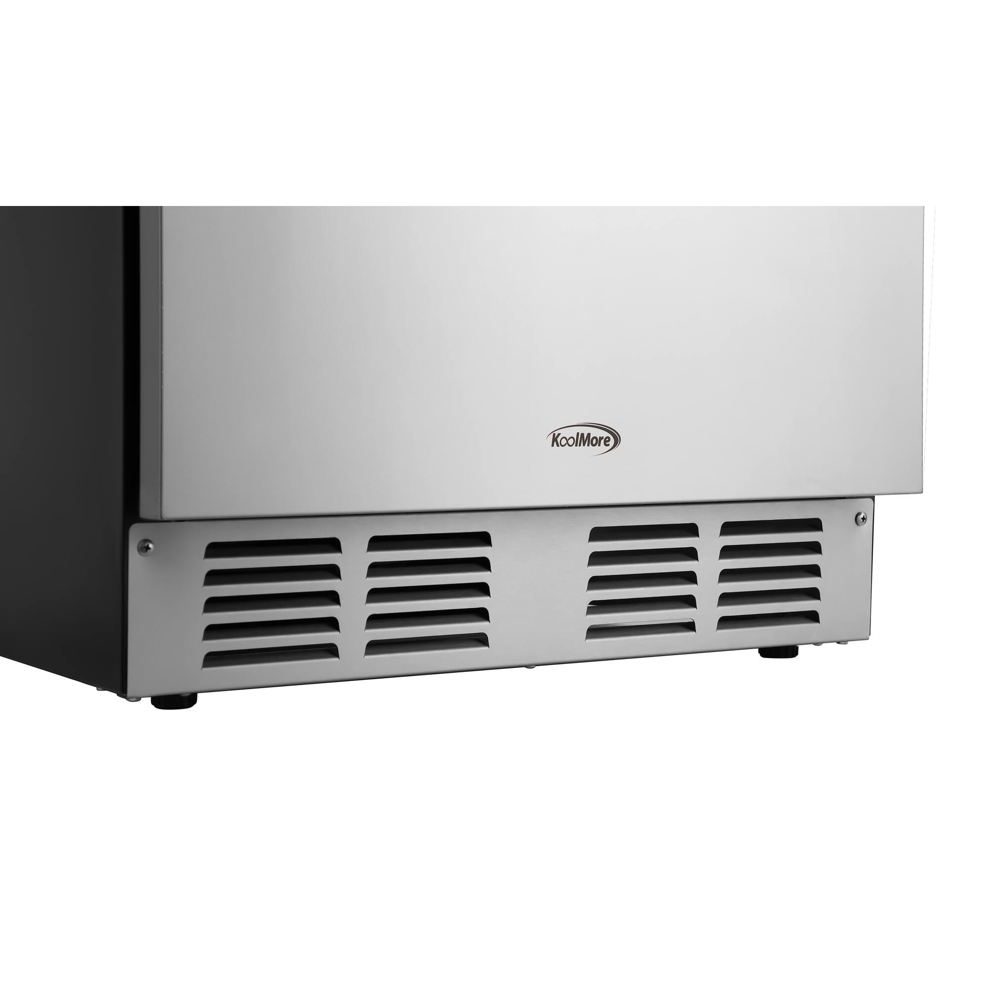 Alt View 7. Koolmore - 24 in.  Built-in Two-Drawer Refrigerator in Stainless-Steel (KM-OKS-RD2) - Black and Silver.