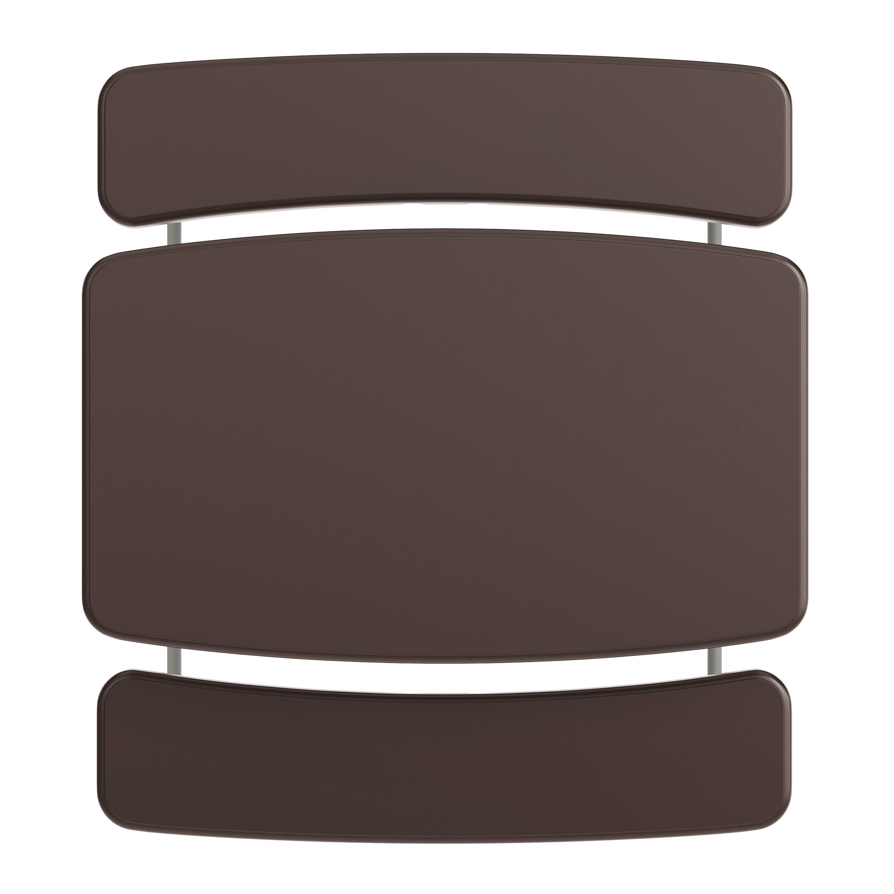 Alt View 1. Flash Furniture - Paige Easy-Fold Brown Folding Plastic Kids Outdoor Picnic Table and Benches - Commercial Grade - Seating for 4 Kids - Brown.