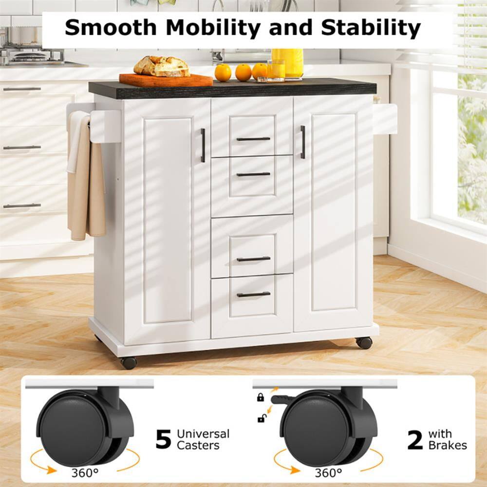 Smooth Mobility and Stability

Universal 5 Casters with 2 Brakes

360°
